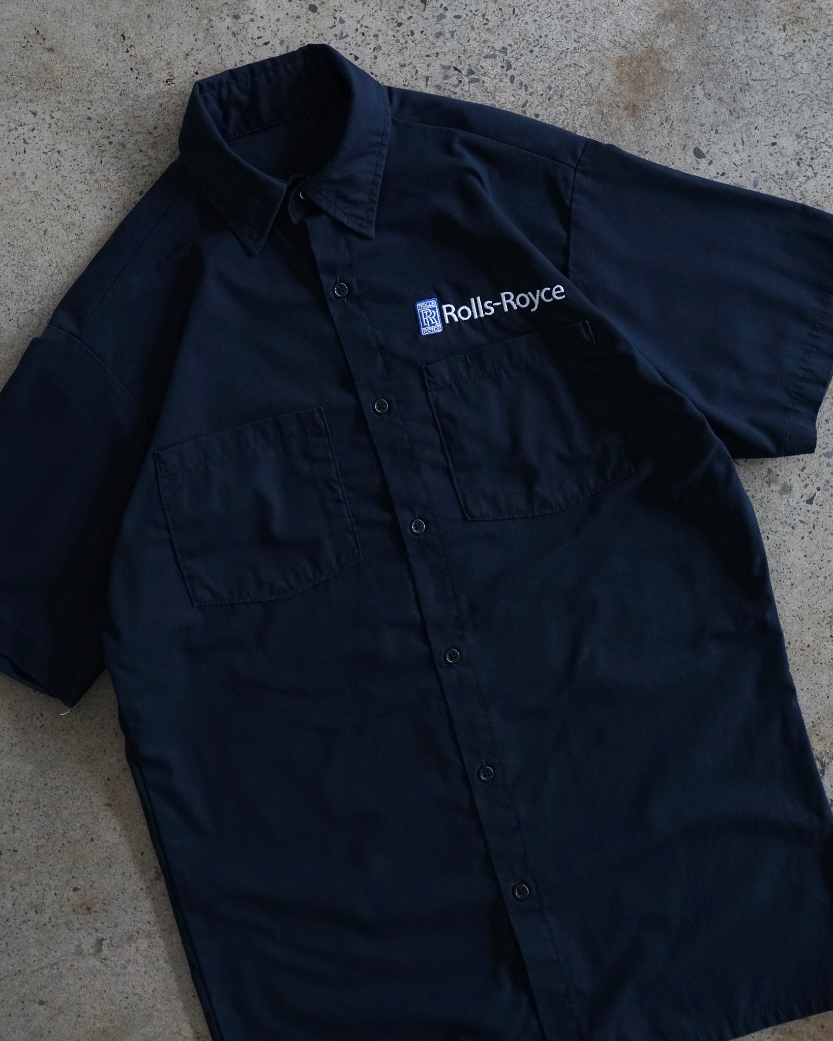 rolls royce button-up shirt