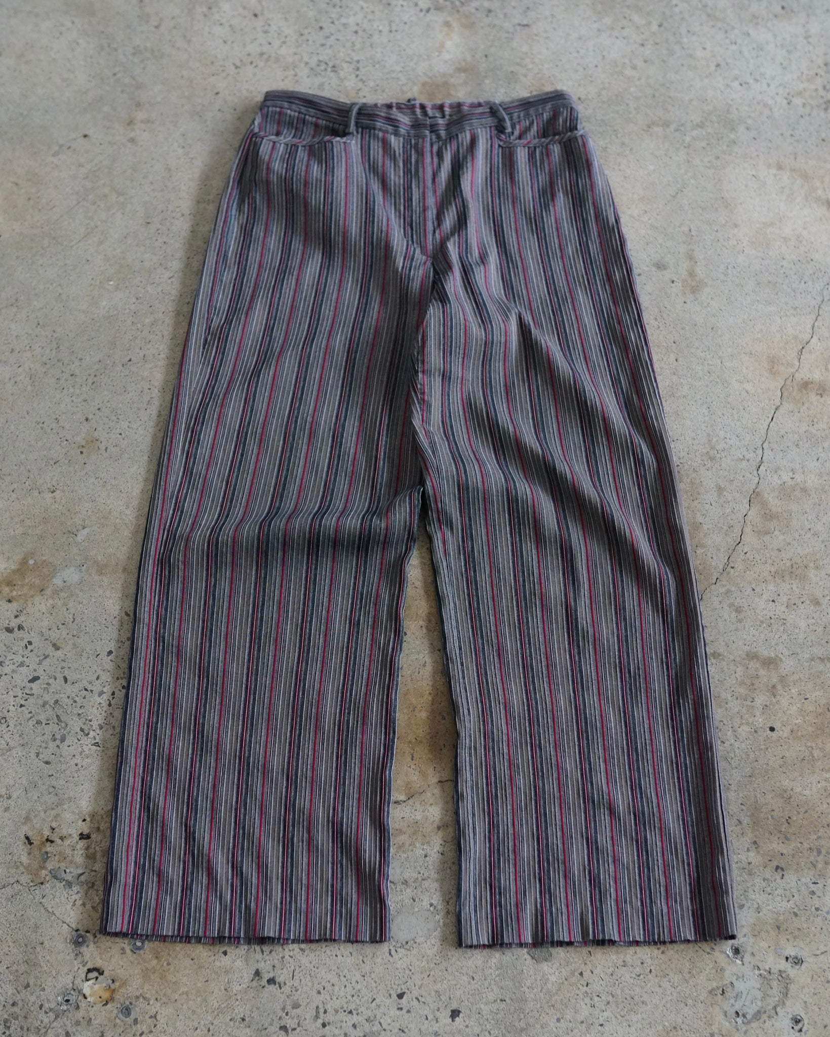 urbano striped trousers