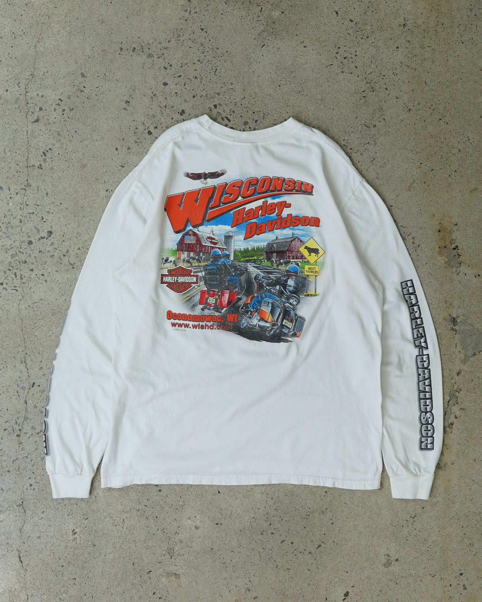 harley davidson wisconsin longsleeve