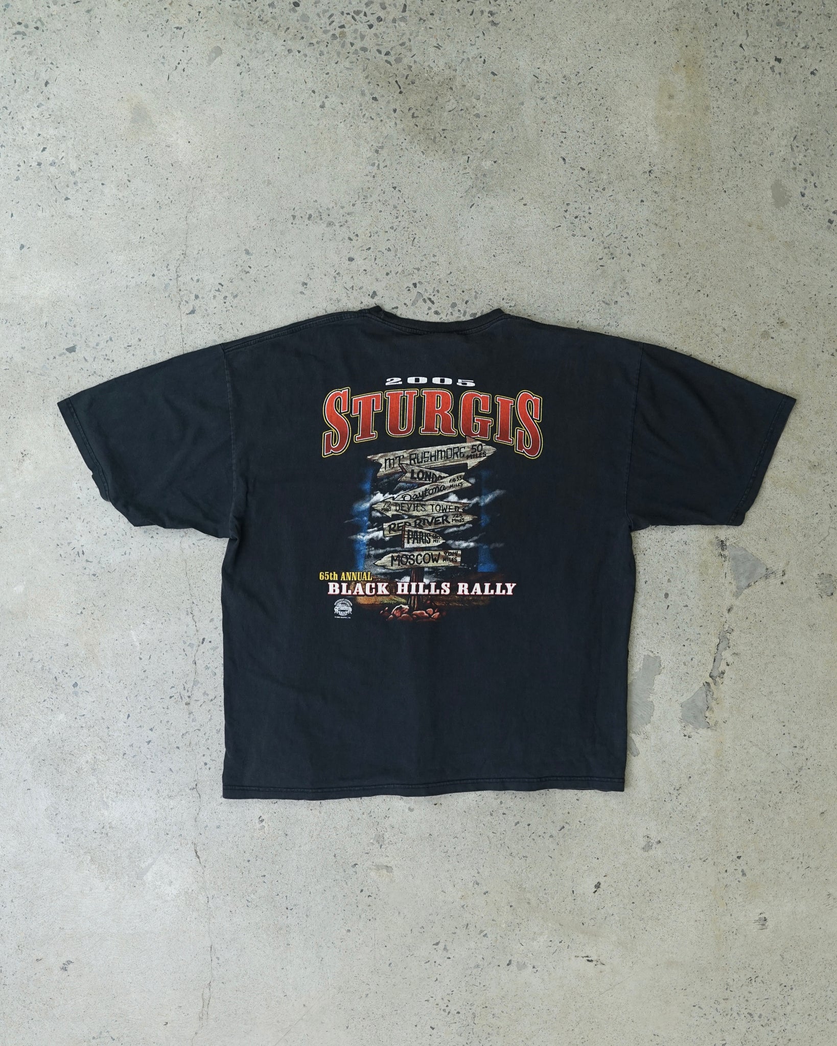 sturgis black hills rally 2005 t-shirt