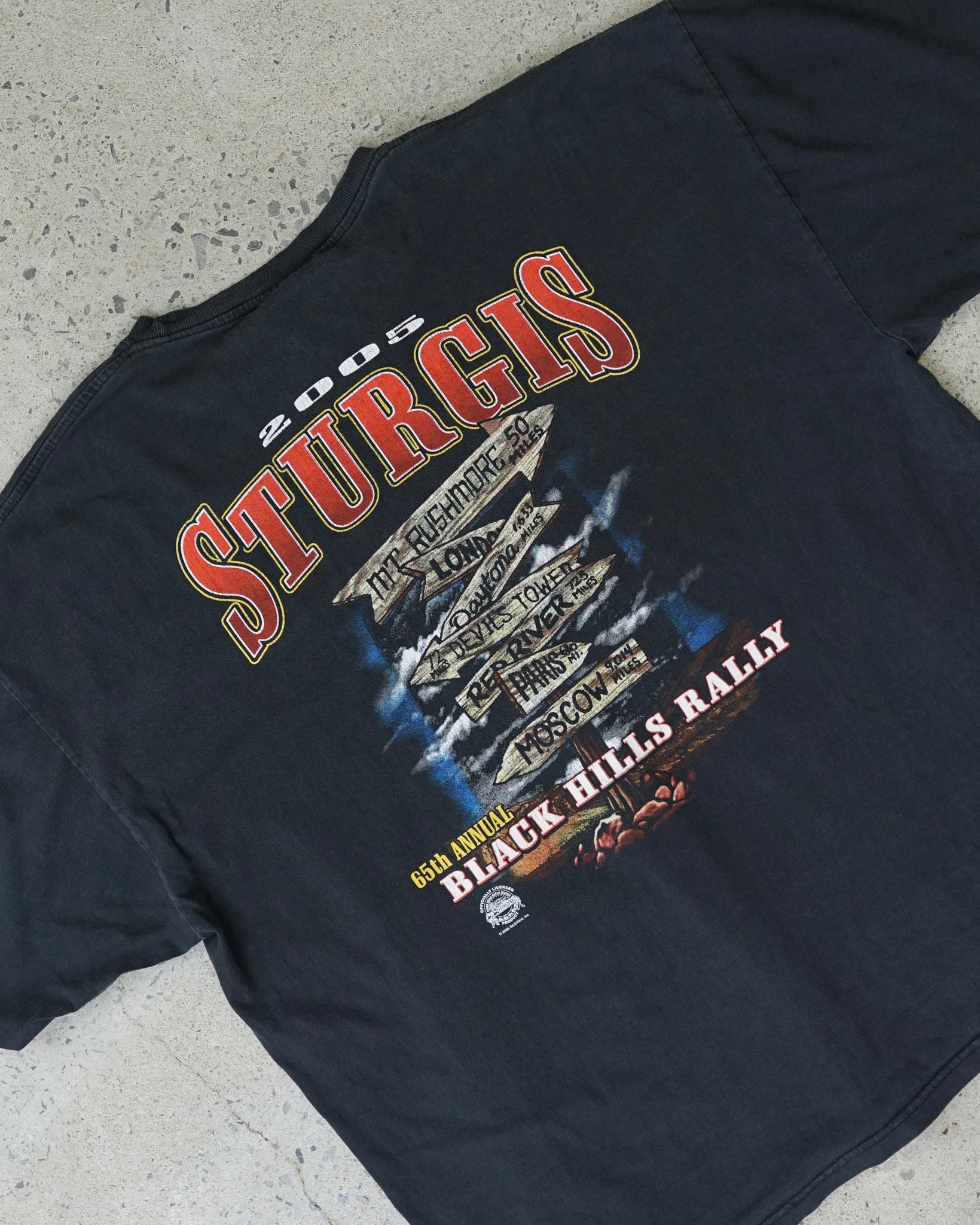 sturgis black hills rally 2005 t-shirt