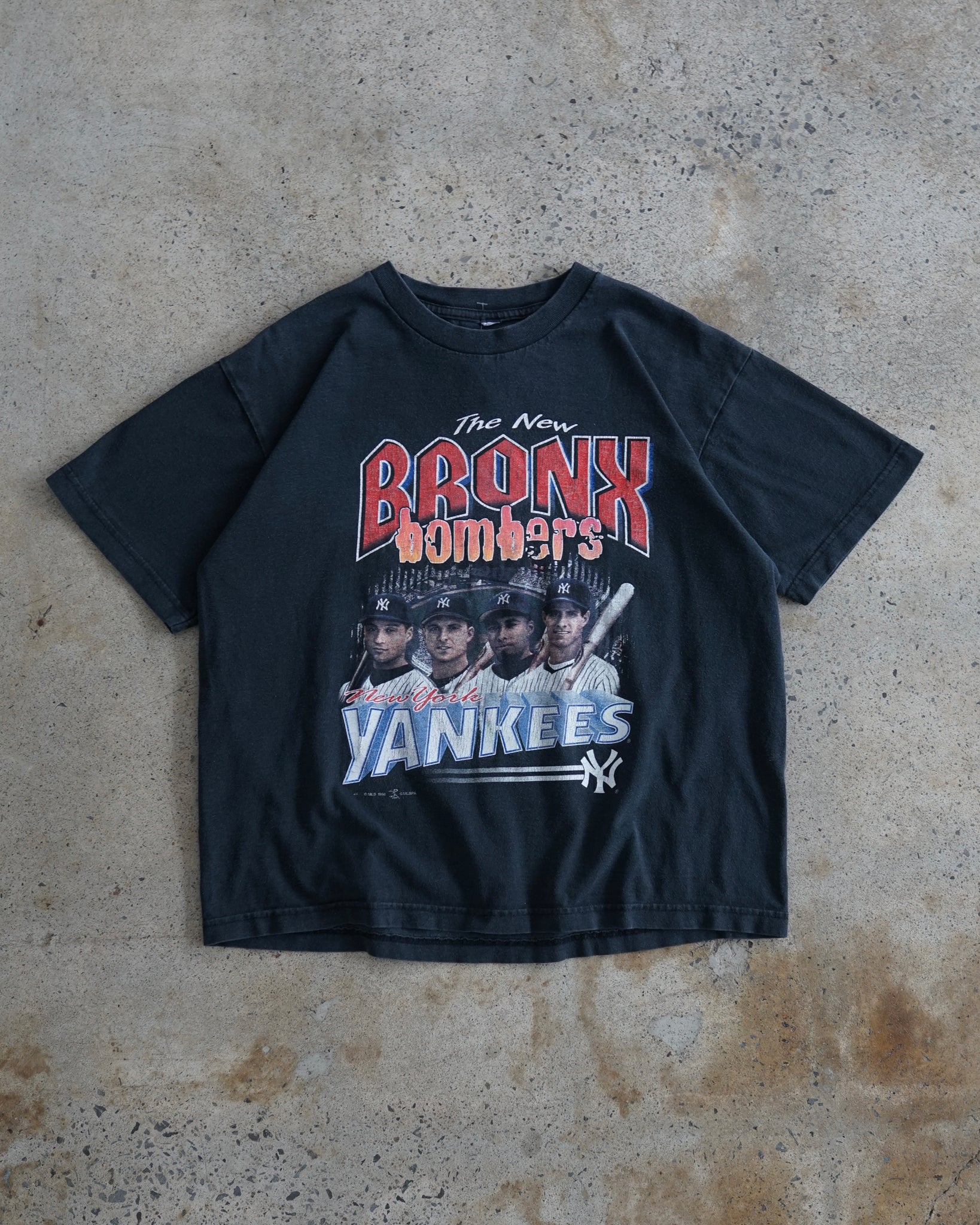 new york yankees bronx bombers 1998 t-shirt