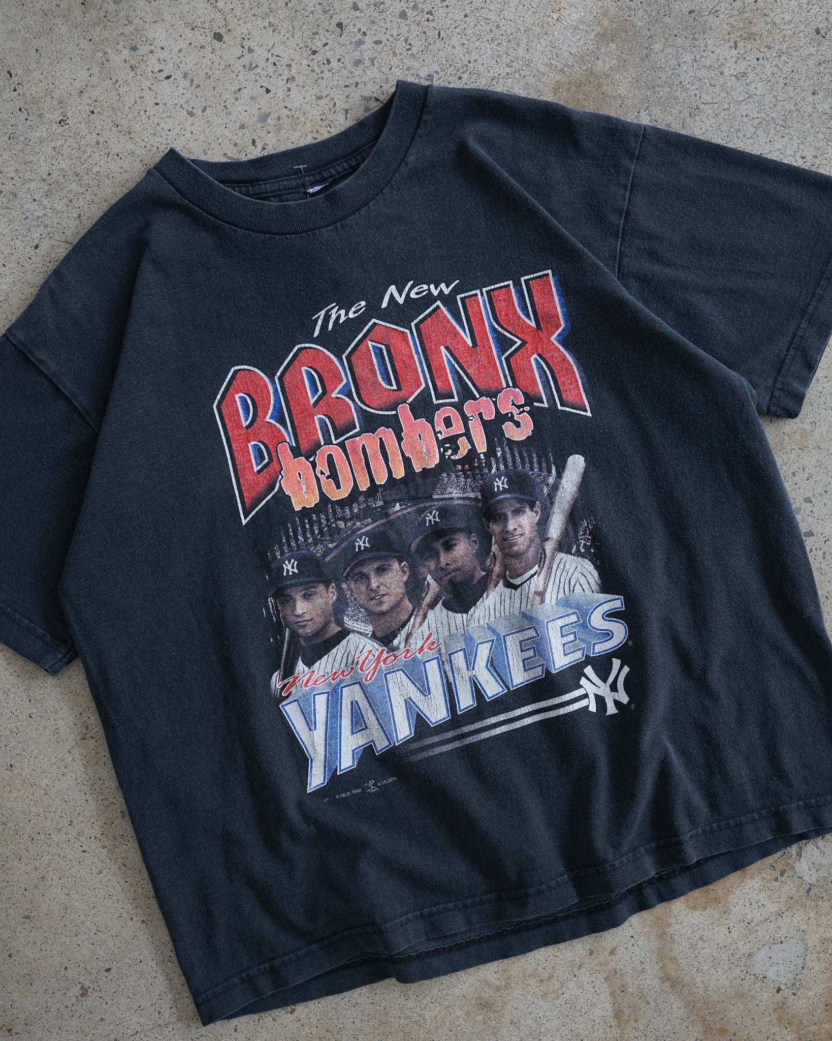 new york yankees bronx bombers 1998 t-shirt