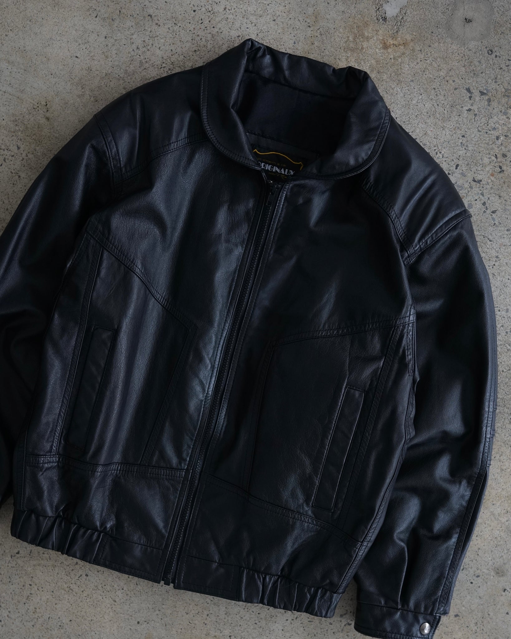 v. manoukian leather jacket