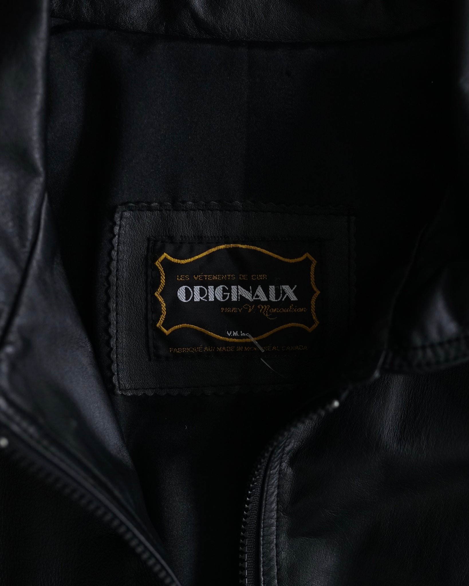 v. manoukian leather jacket