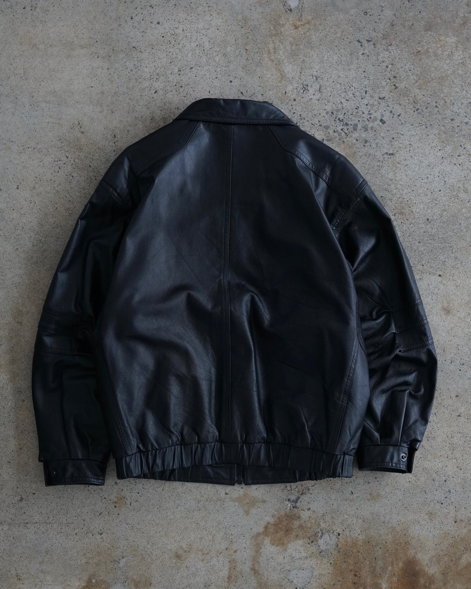 v. manoukian leather jacket