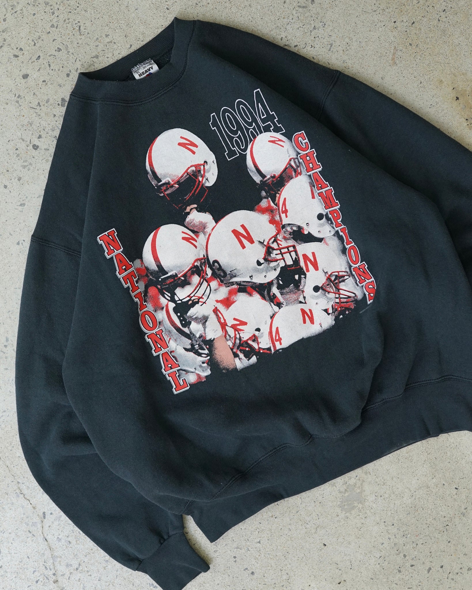 national champion nebraska 1994 crewneck