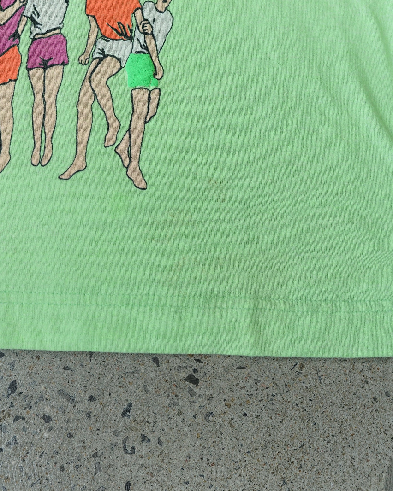 wind surf in la crop top t-shirt