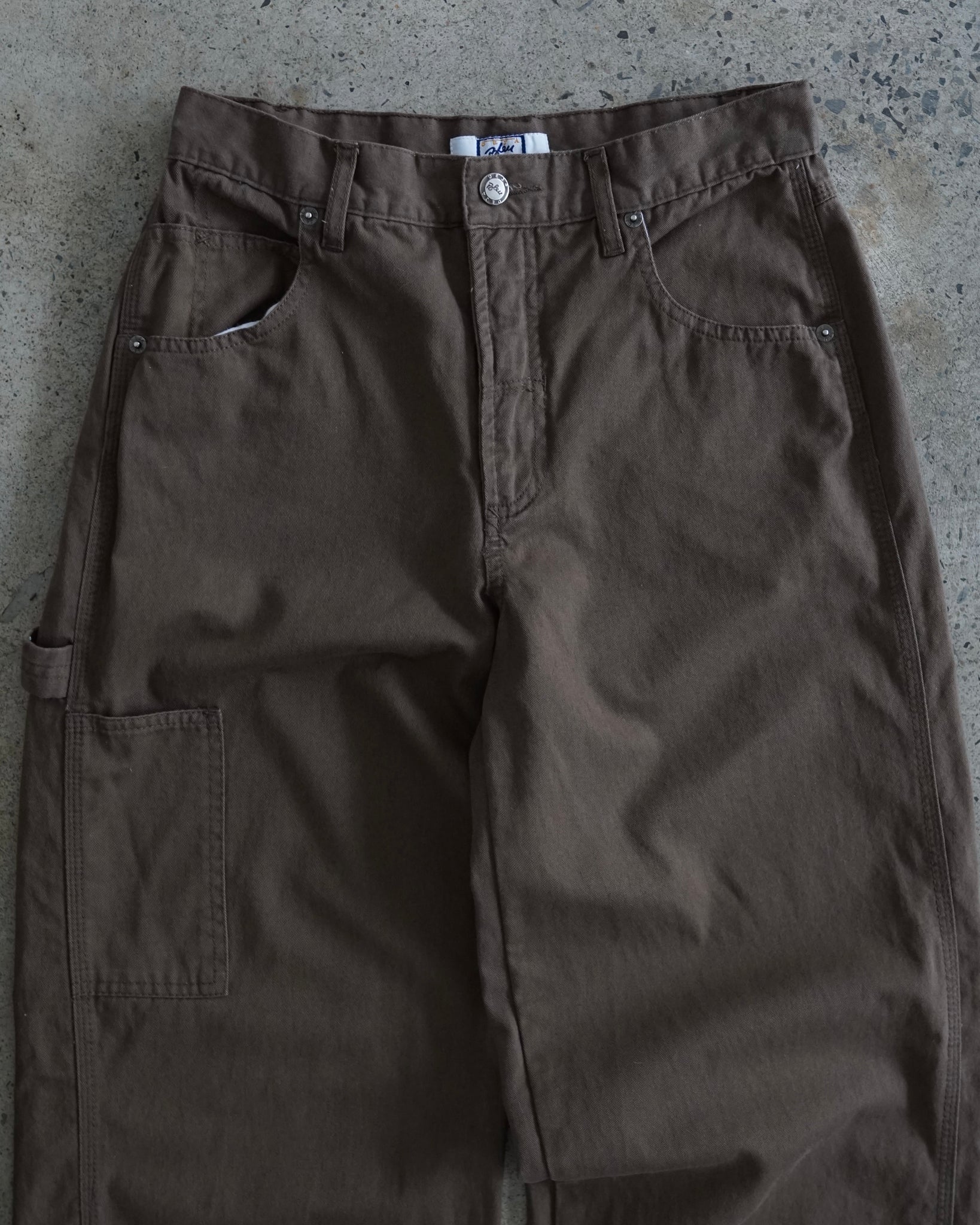 deja bleu carpenter pants