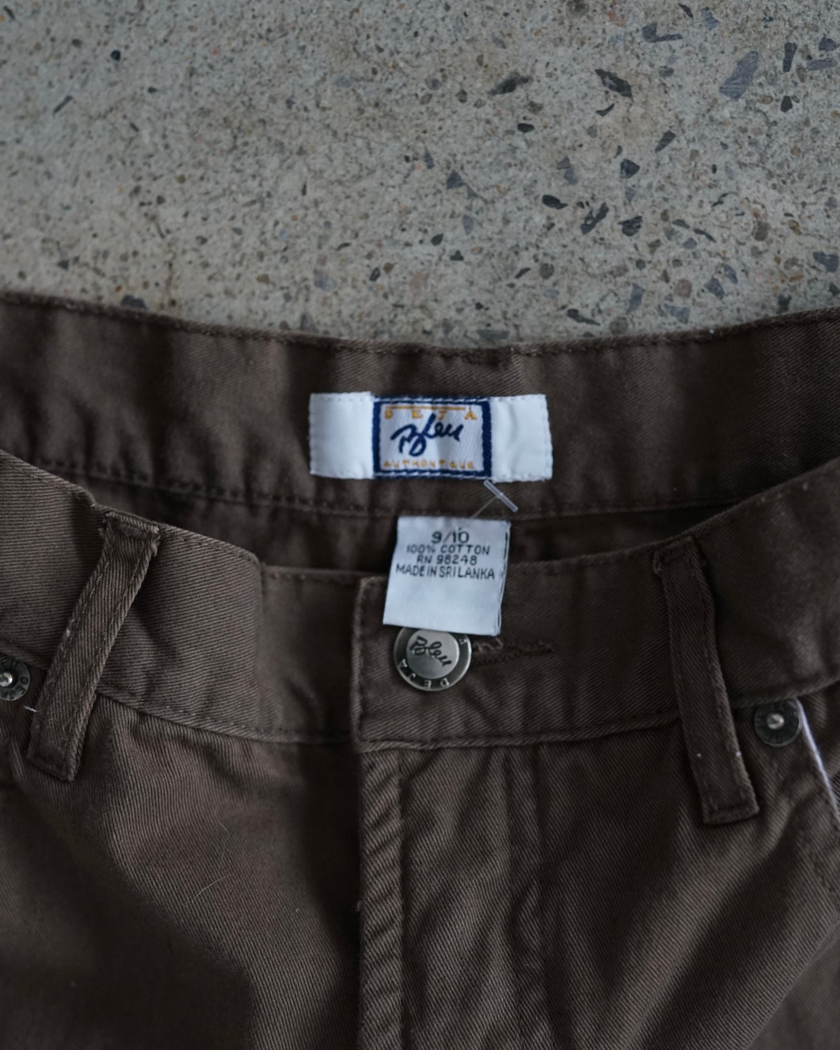 deja bleu carpenter pants