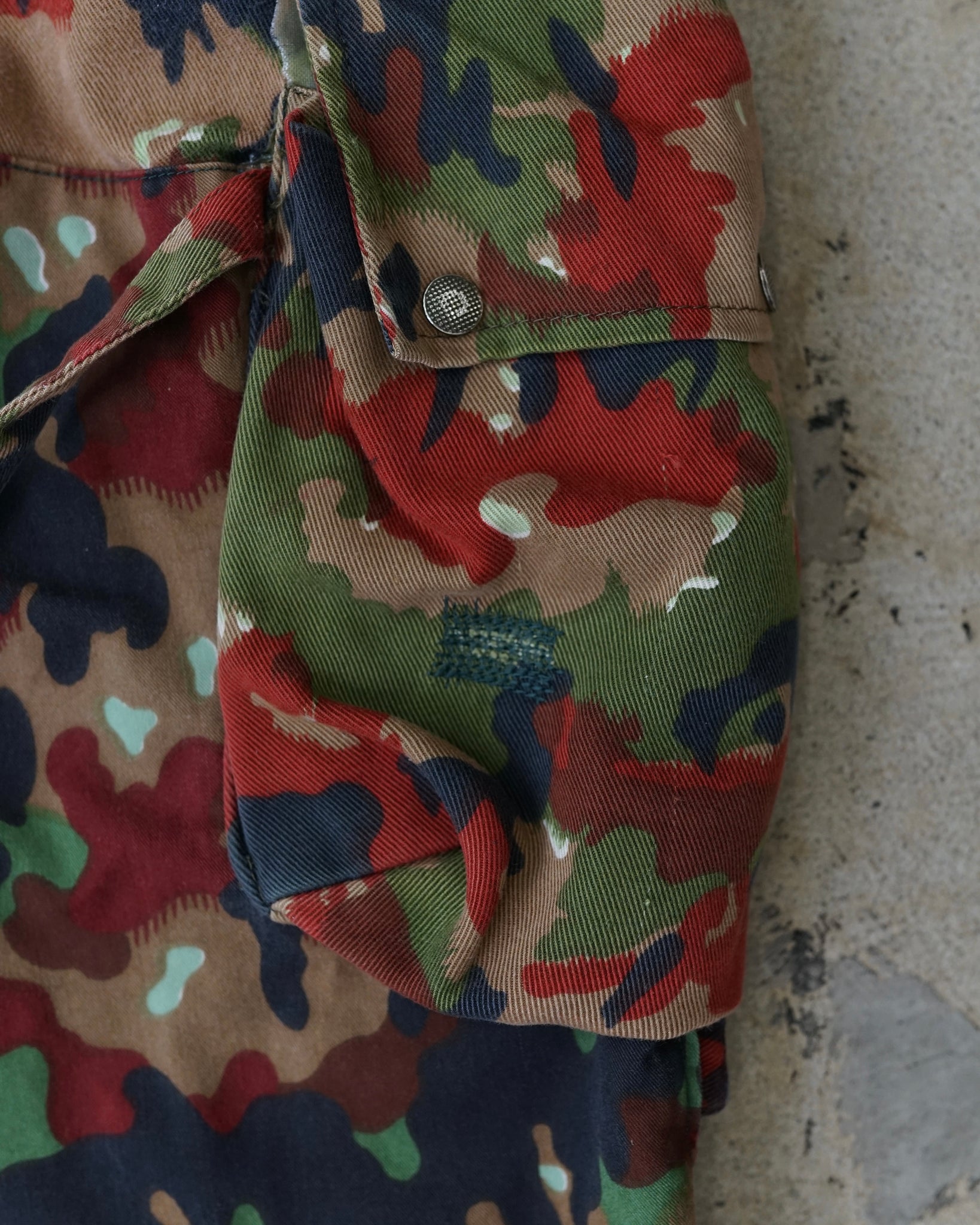 swiss camouflage cargo pants
