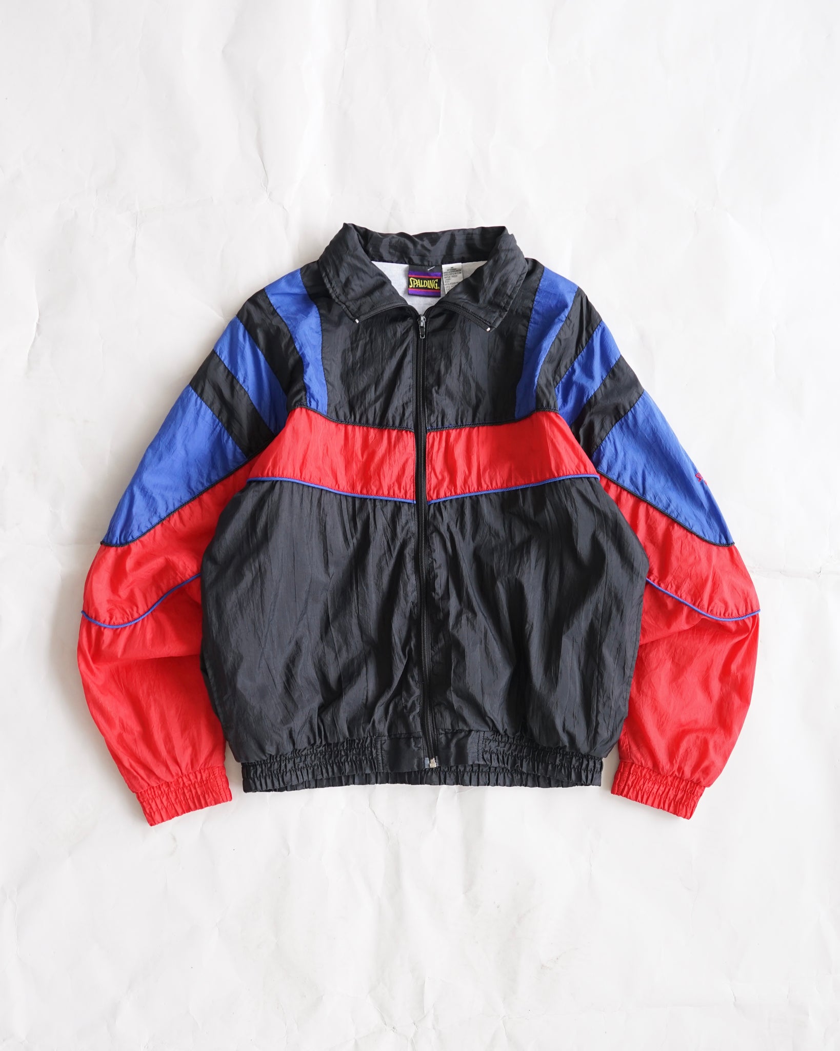 spalding zip-up windbreaker