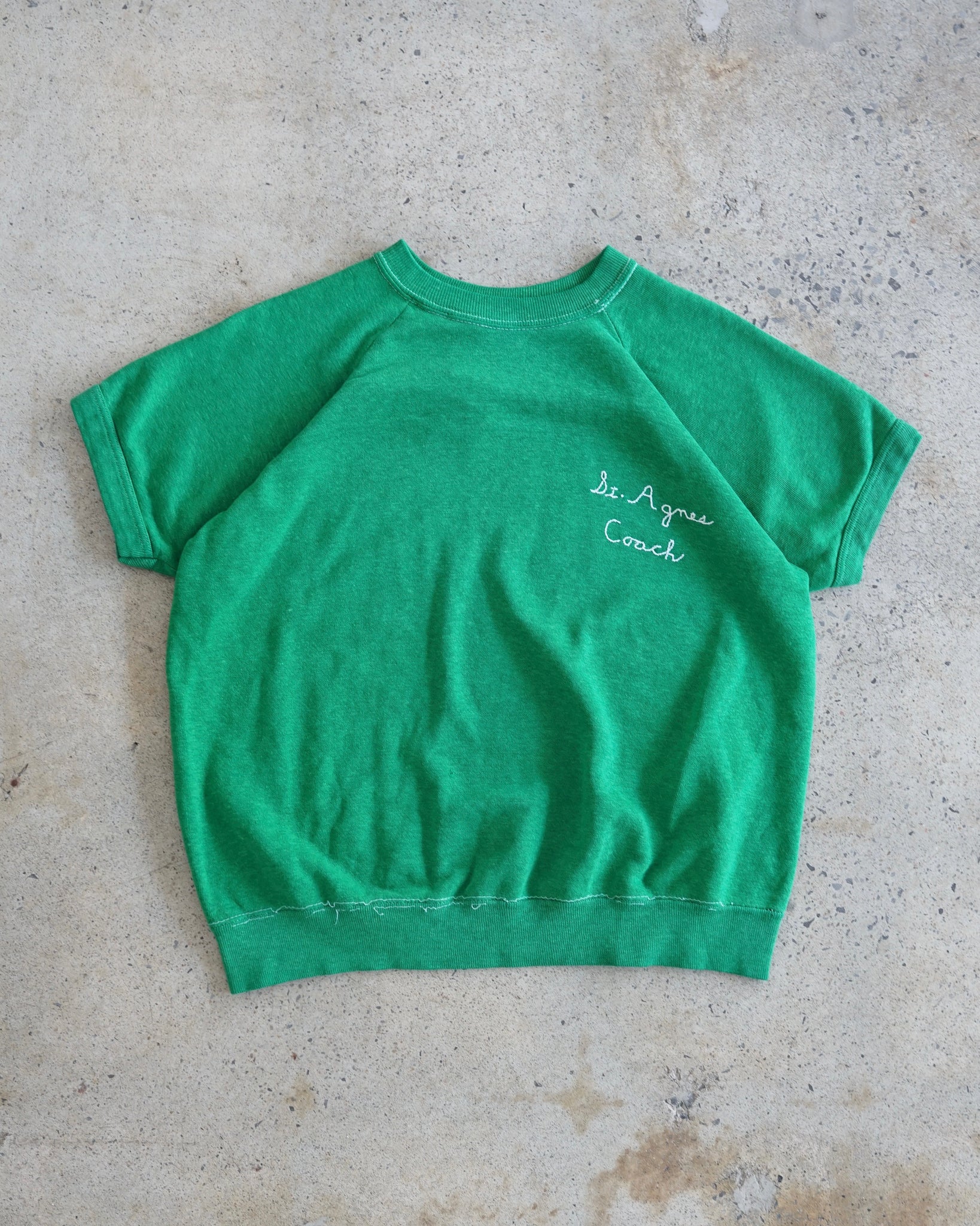 st. agnes coach short sleeve crewneck