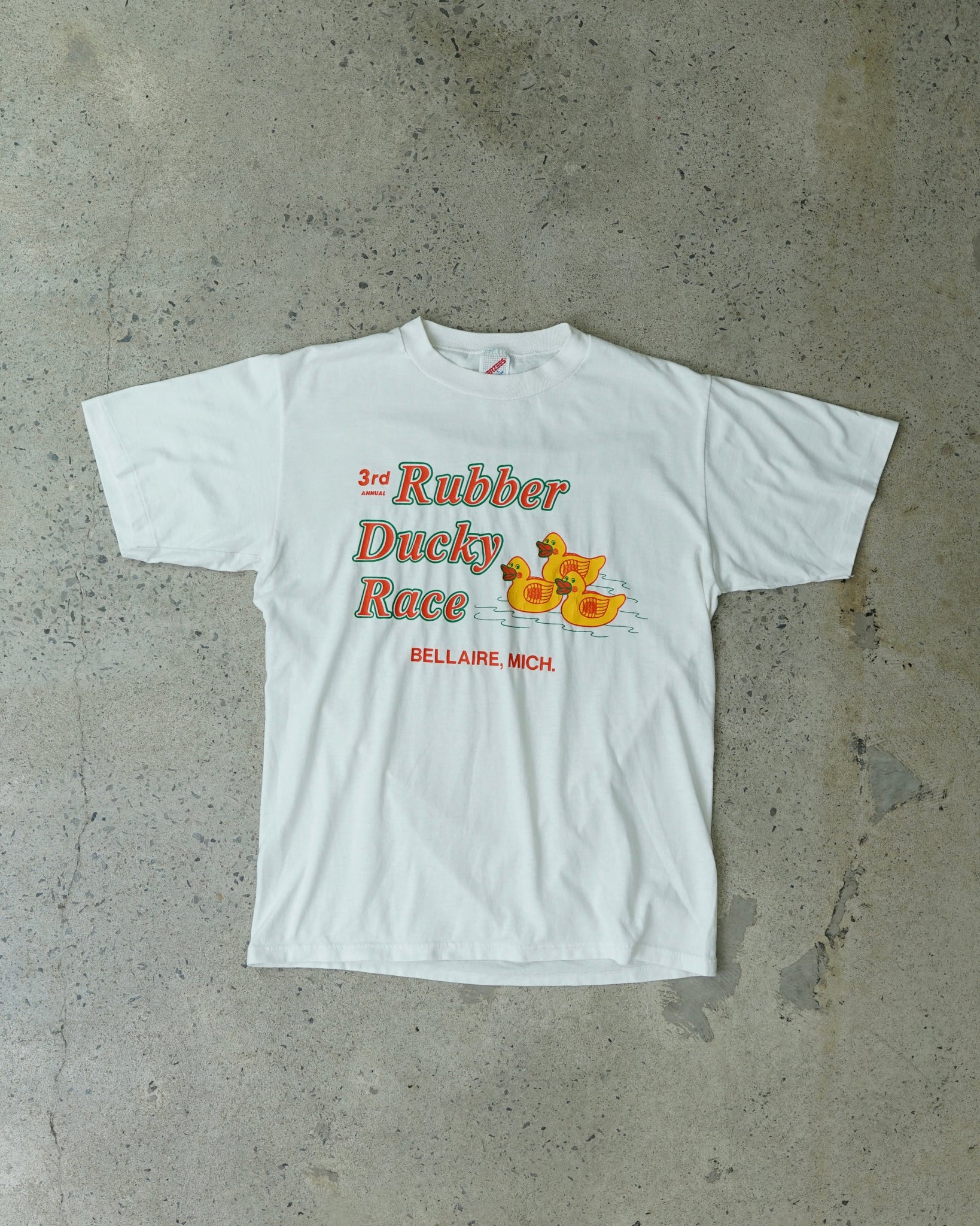 rubber ducky race bellaire michigan t-shirt