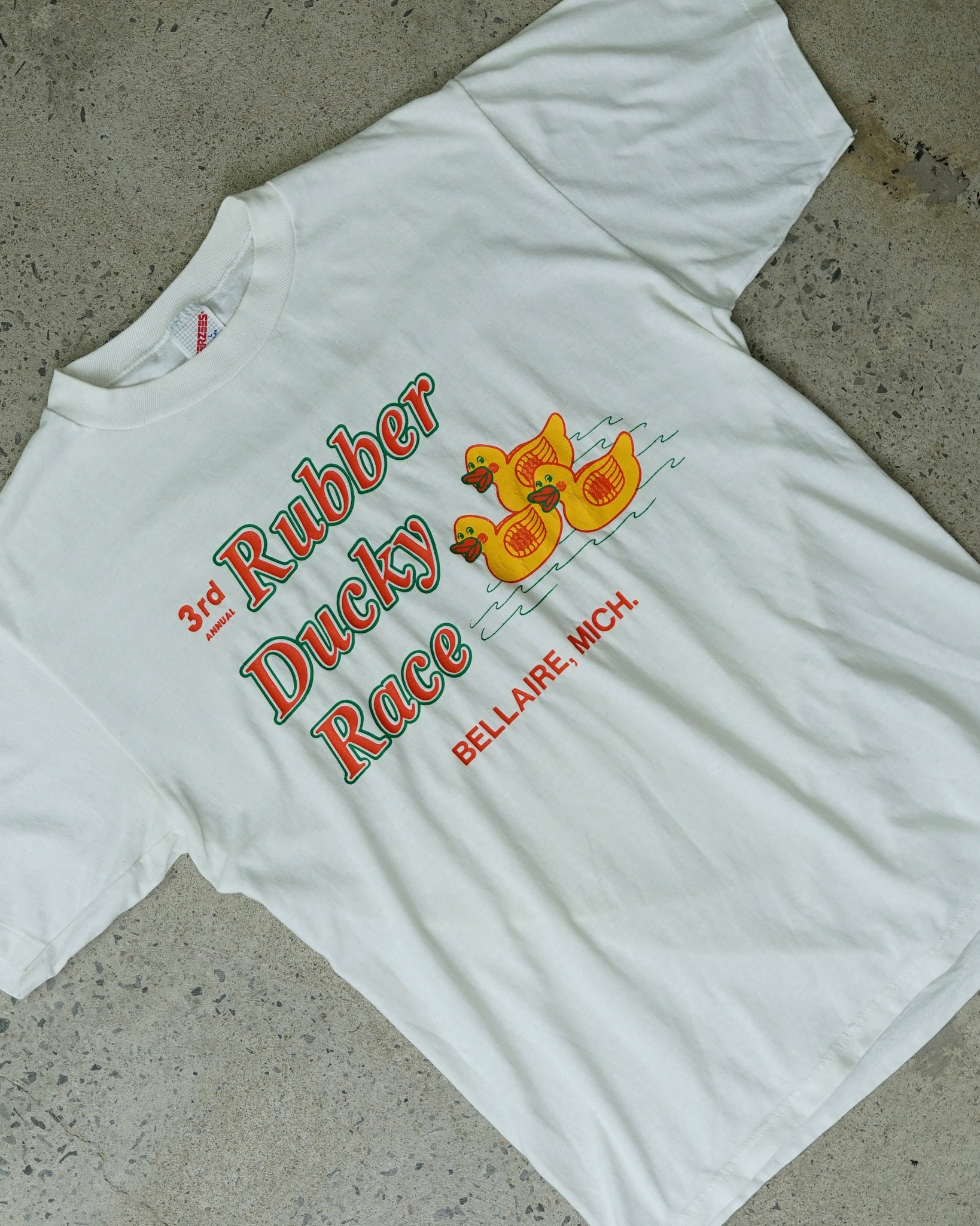 rubber ducky race bellaire michigan t-shirt