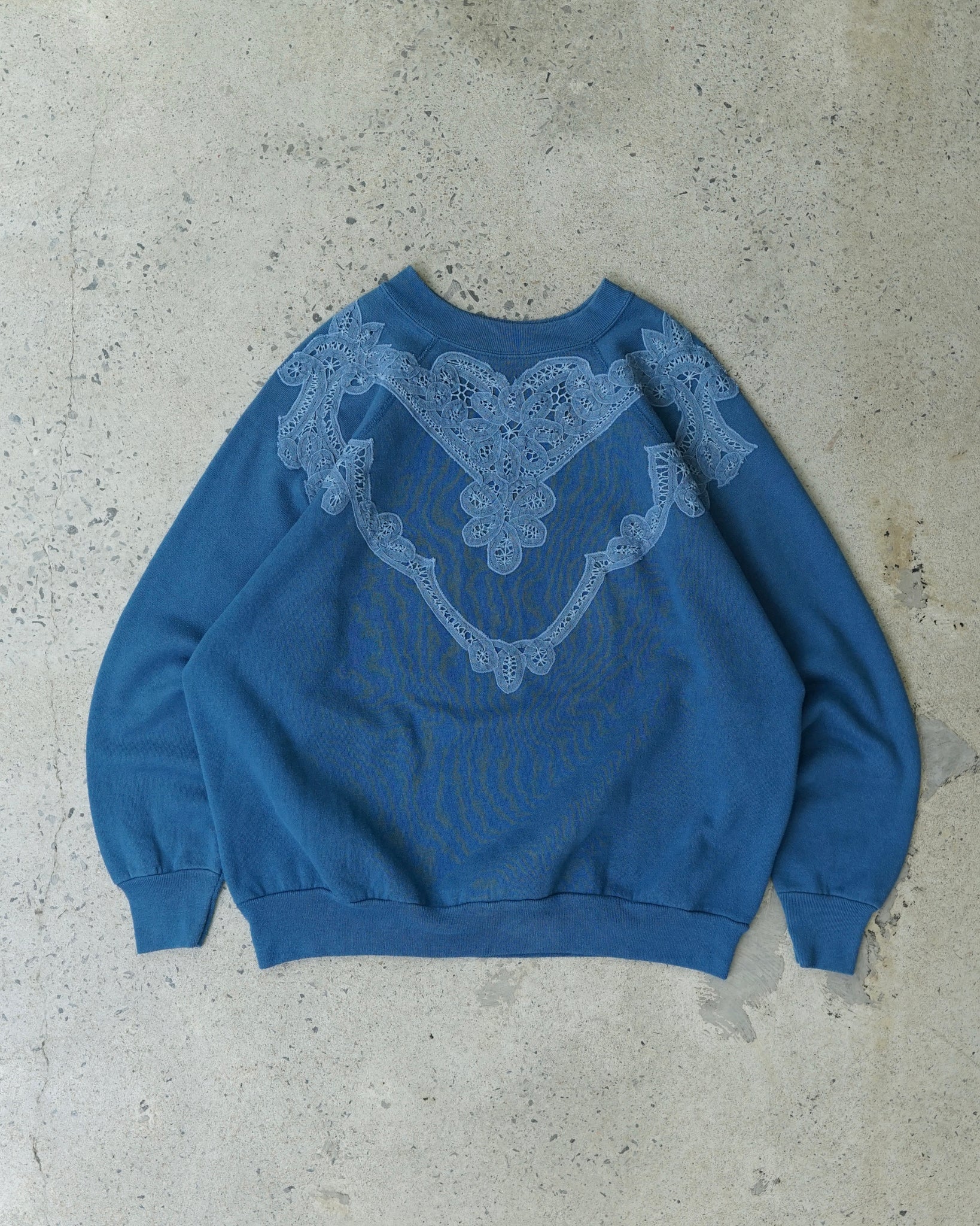 embroidered vintage crewneck