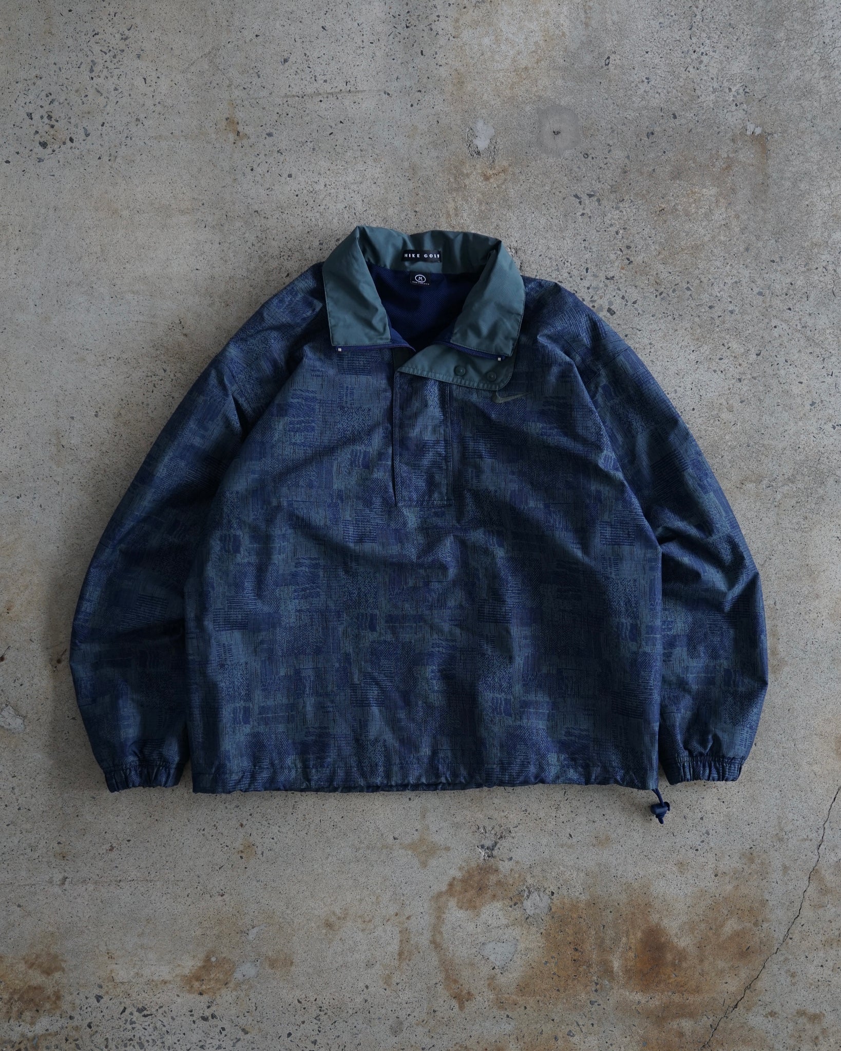 nike golf 1/3 zip windbreaker