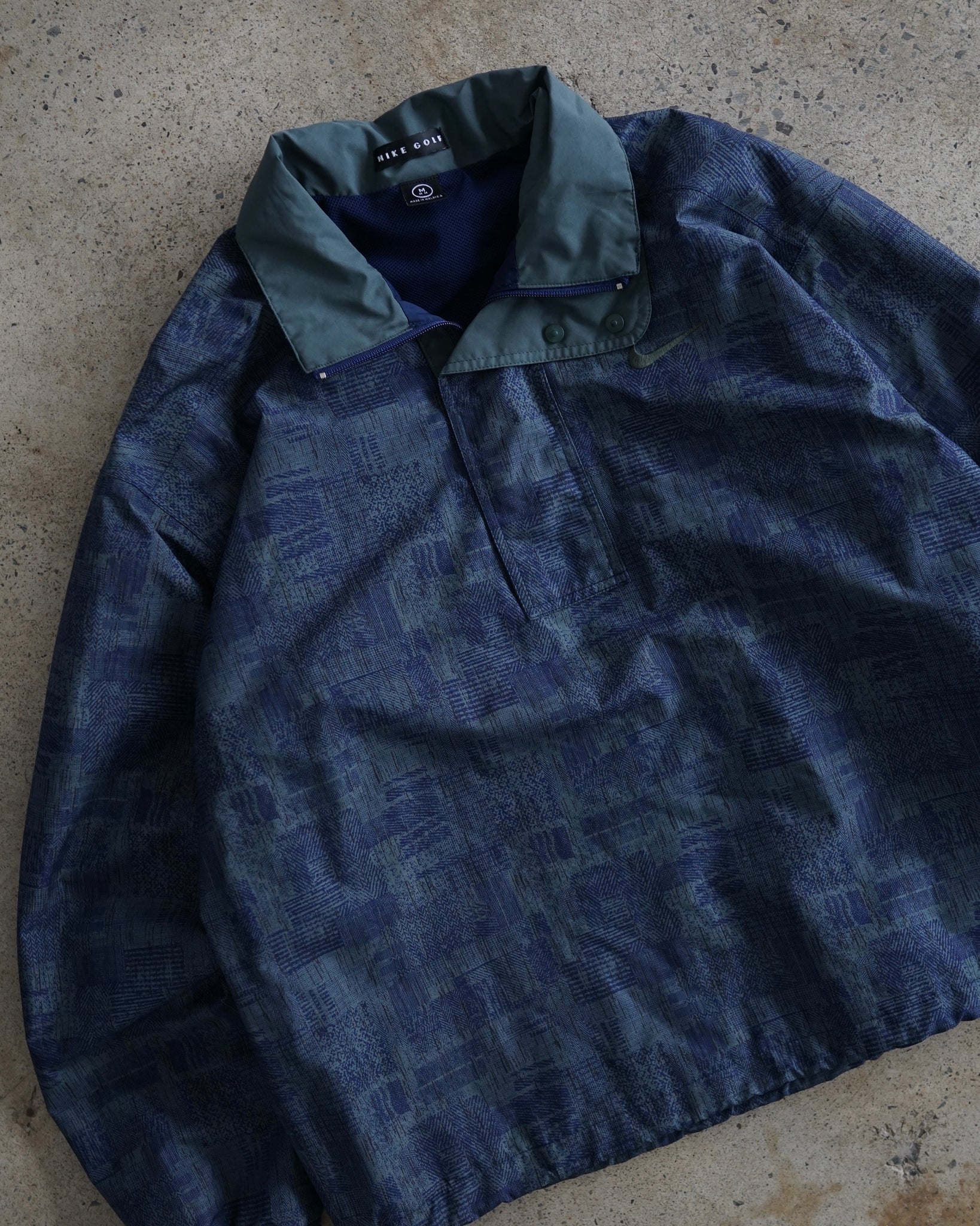 nike golf 1/3 zip windbreaker