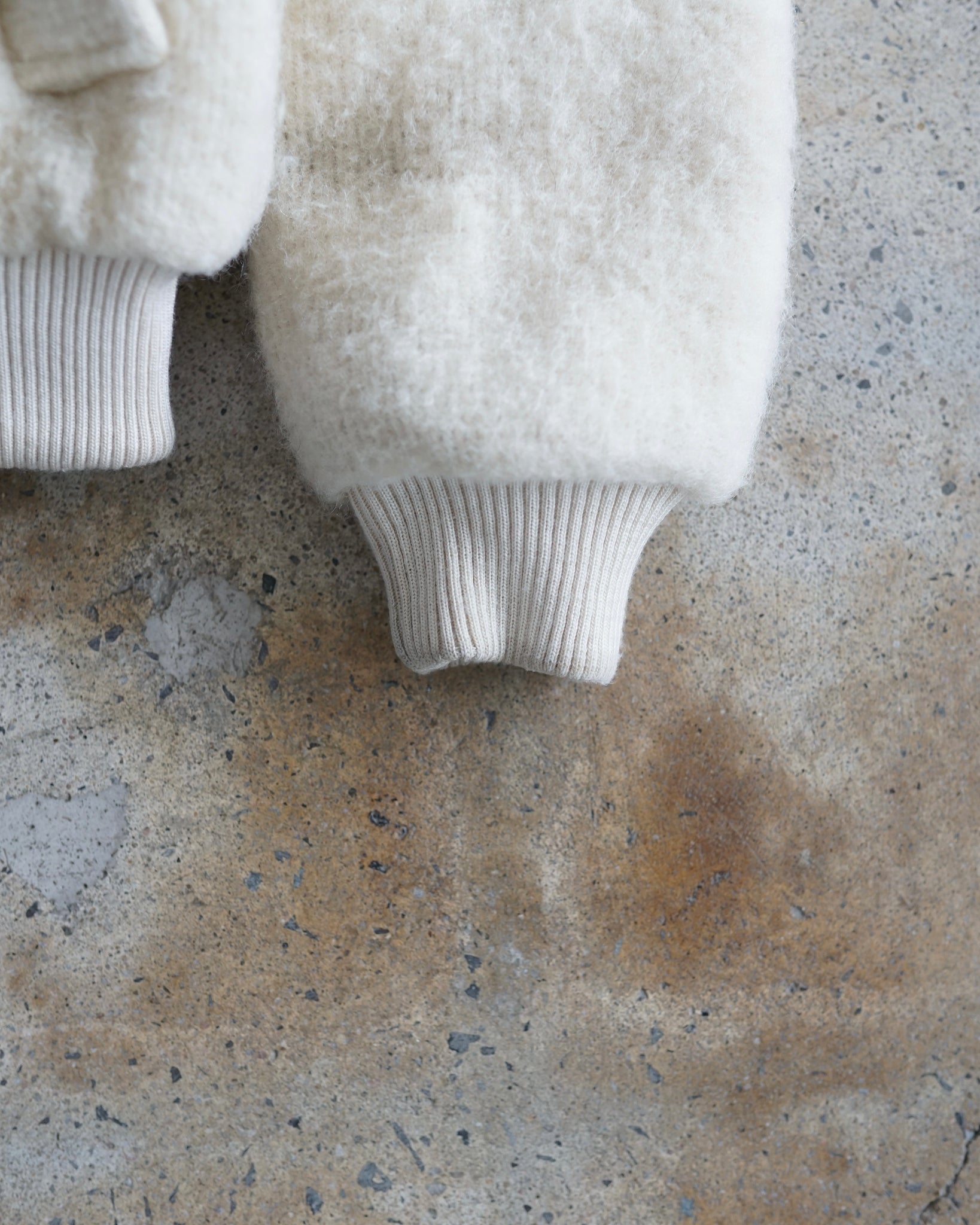 dynomite wool zip-up jacket