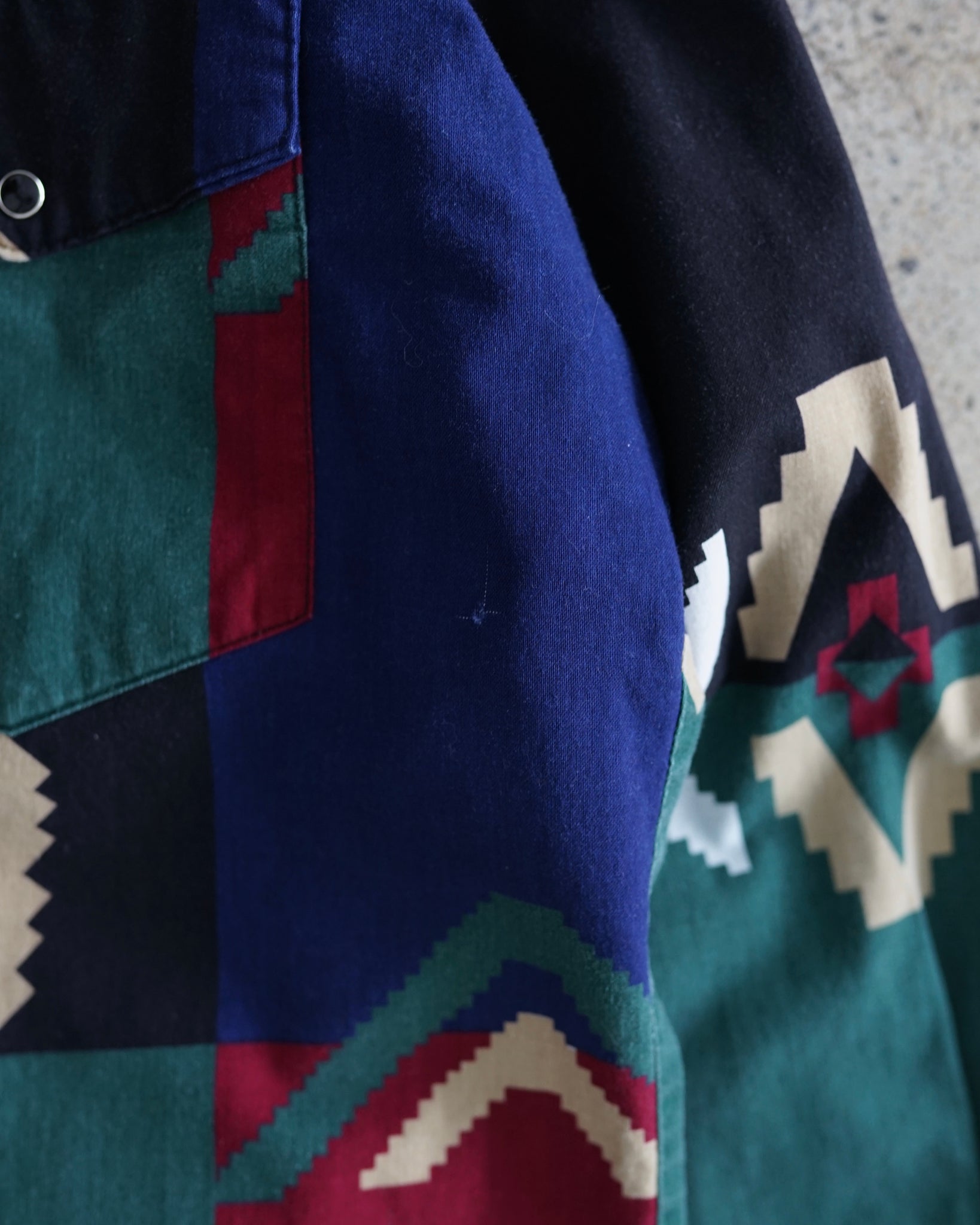 wrangler pearl snap button-up shirt