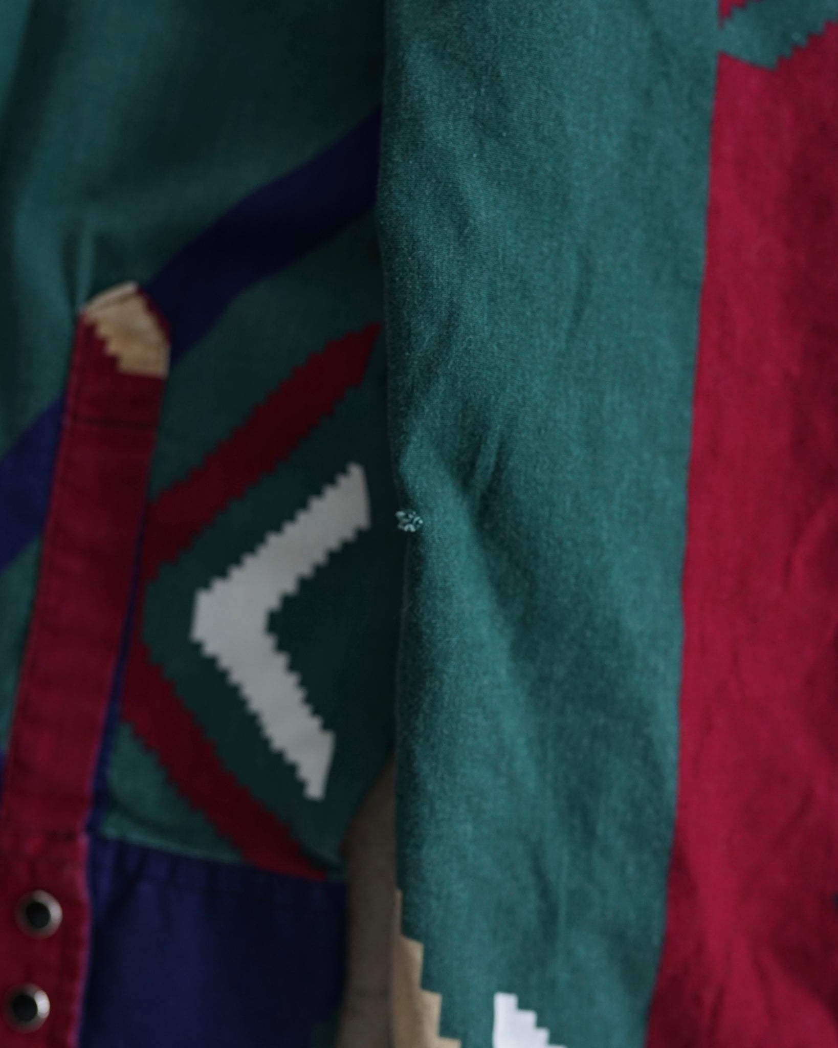 wrangler pearl snap button-up shirt