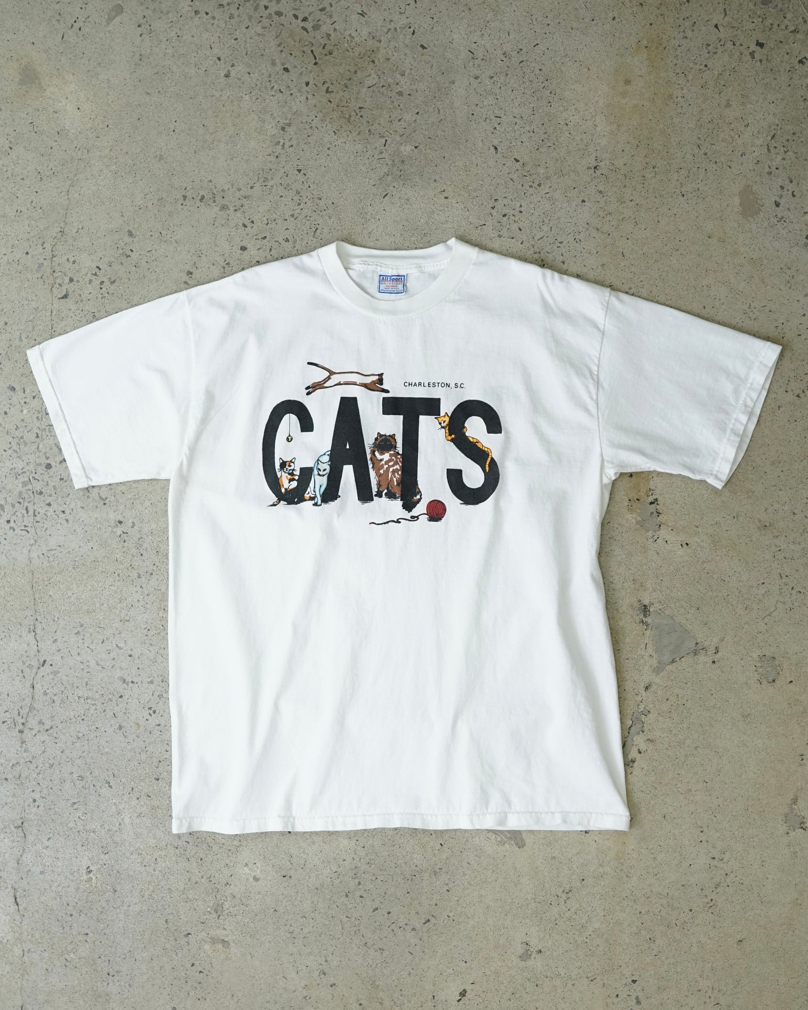 cats charleston s.c t-shirt