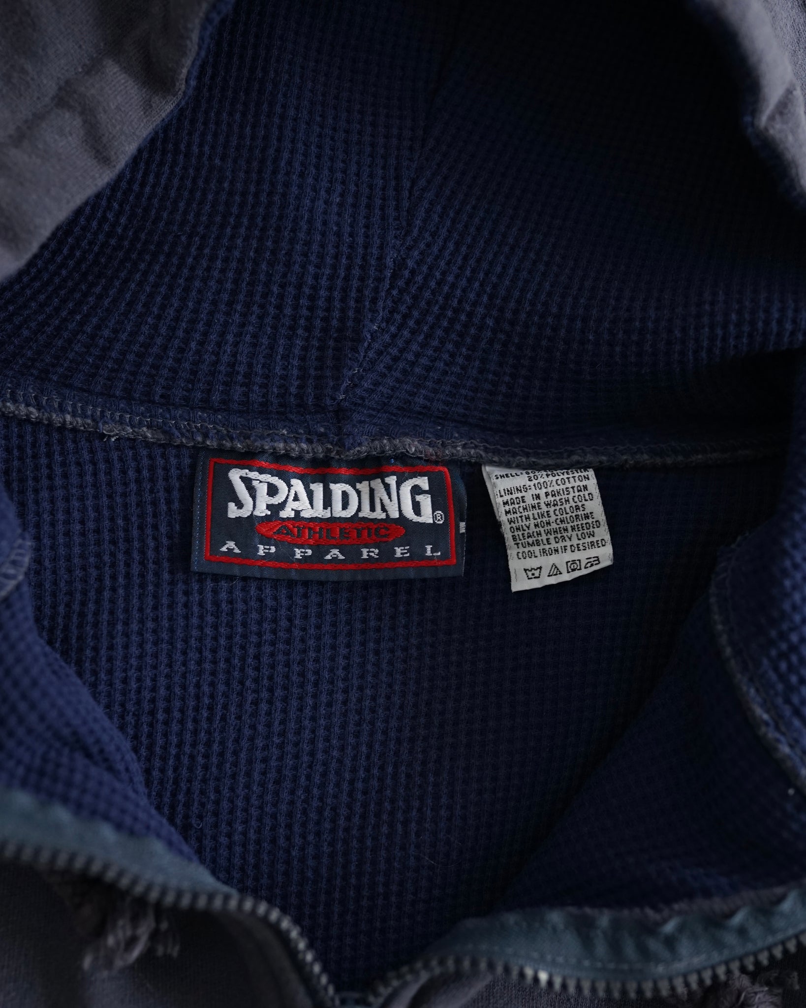 spalding zip-up hoodie