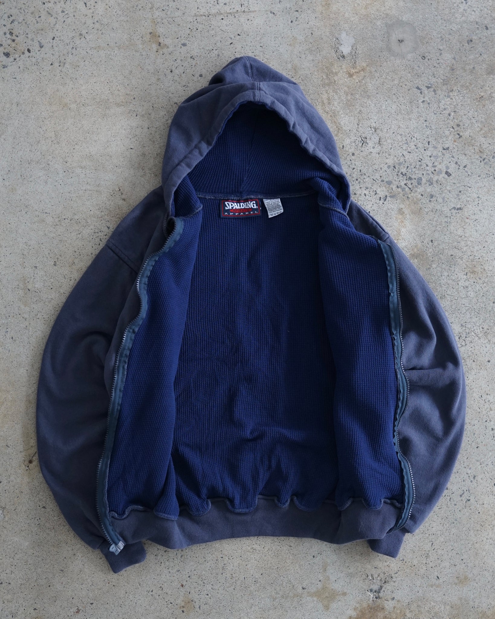 spalding zip-up hoodie