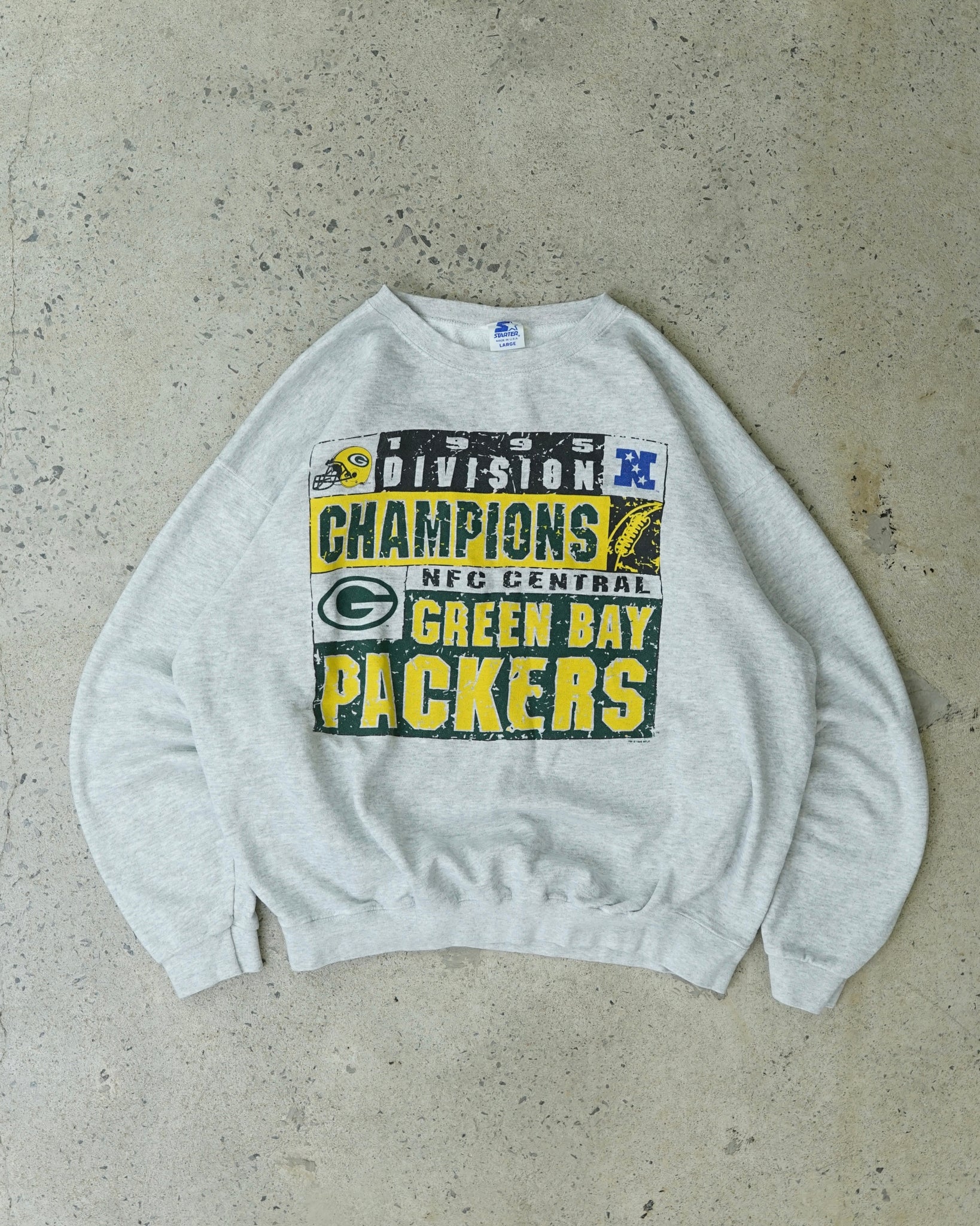 green bay packers starter crewneck