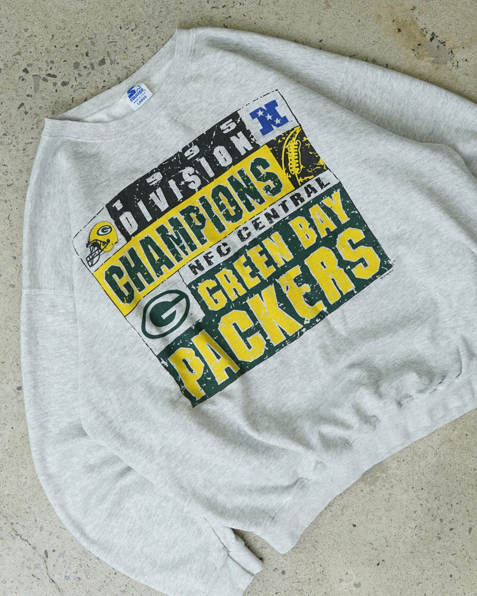 green bay packers starter crewneck