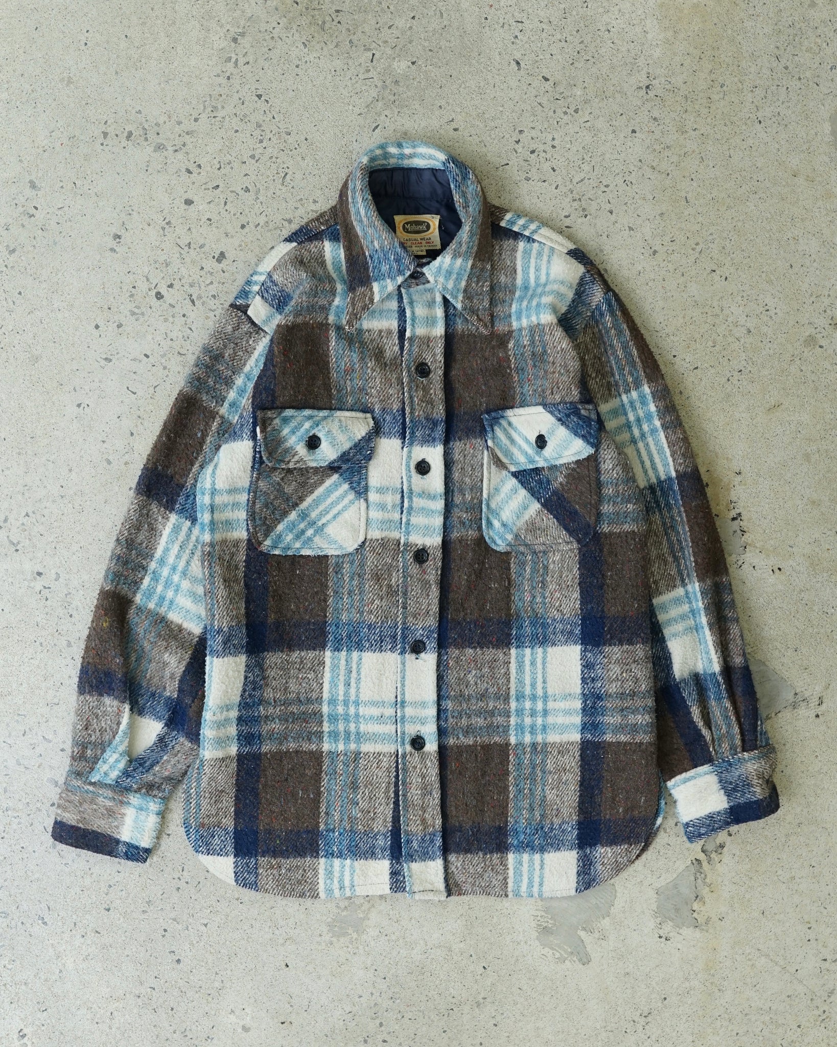 mohawk button-up flannel