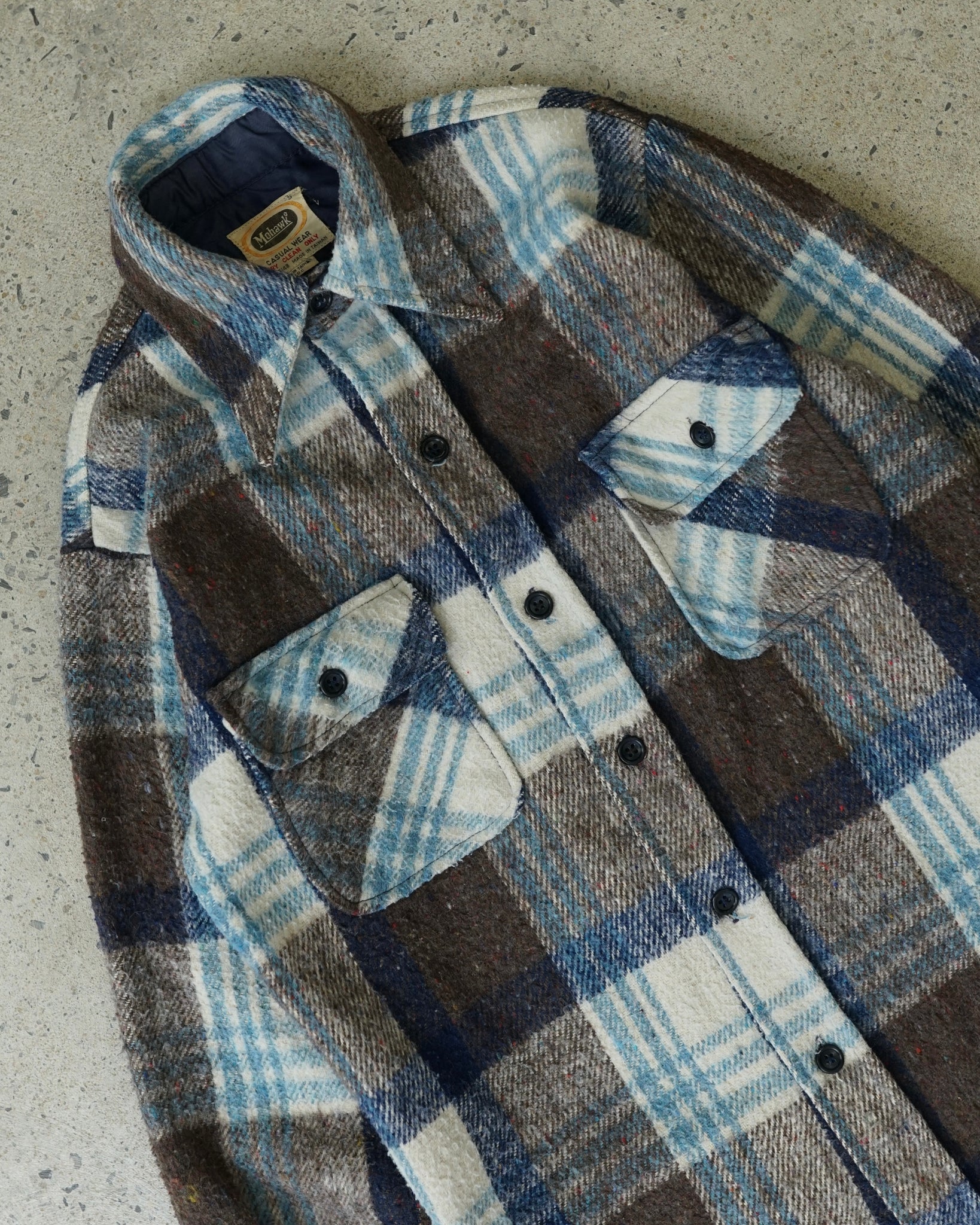 mohawk button-up flannel