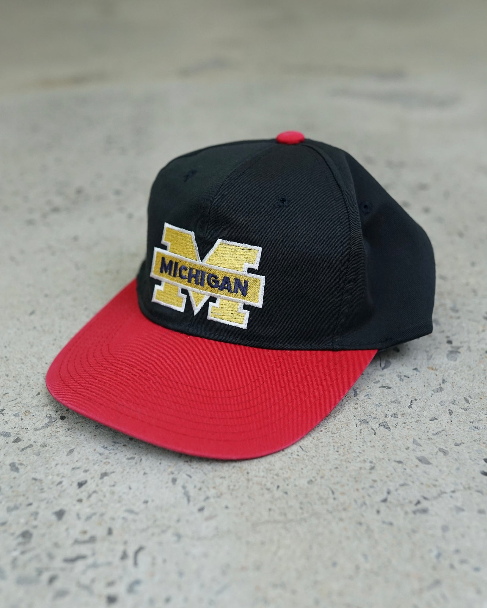 michigan strapback hat