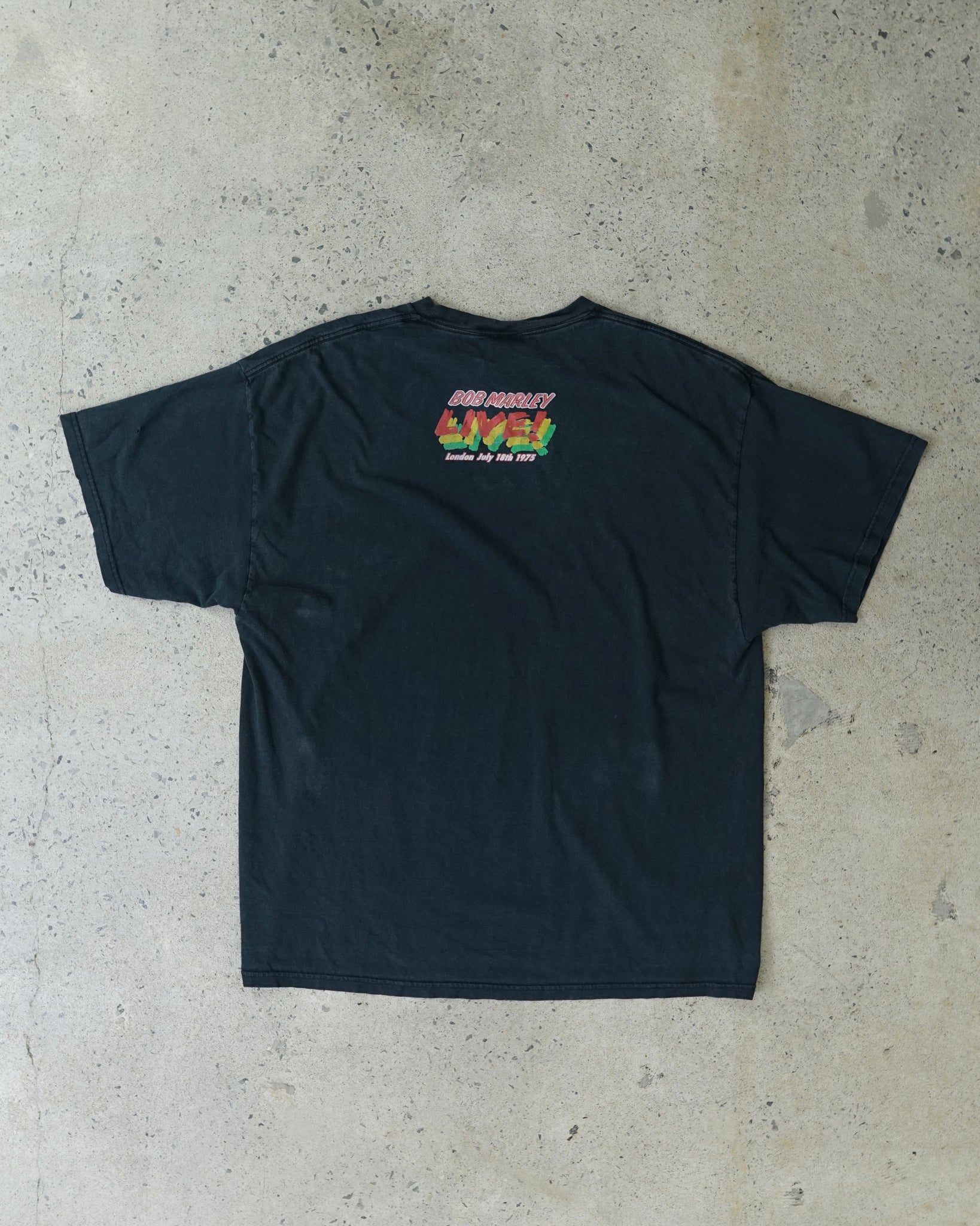 bob marley live t-shirt