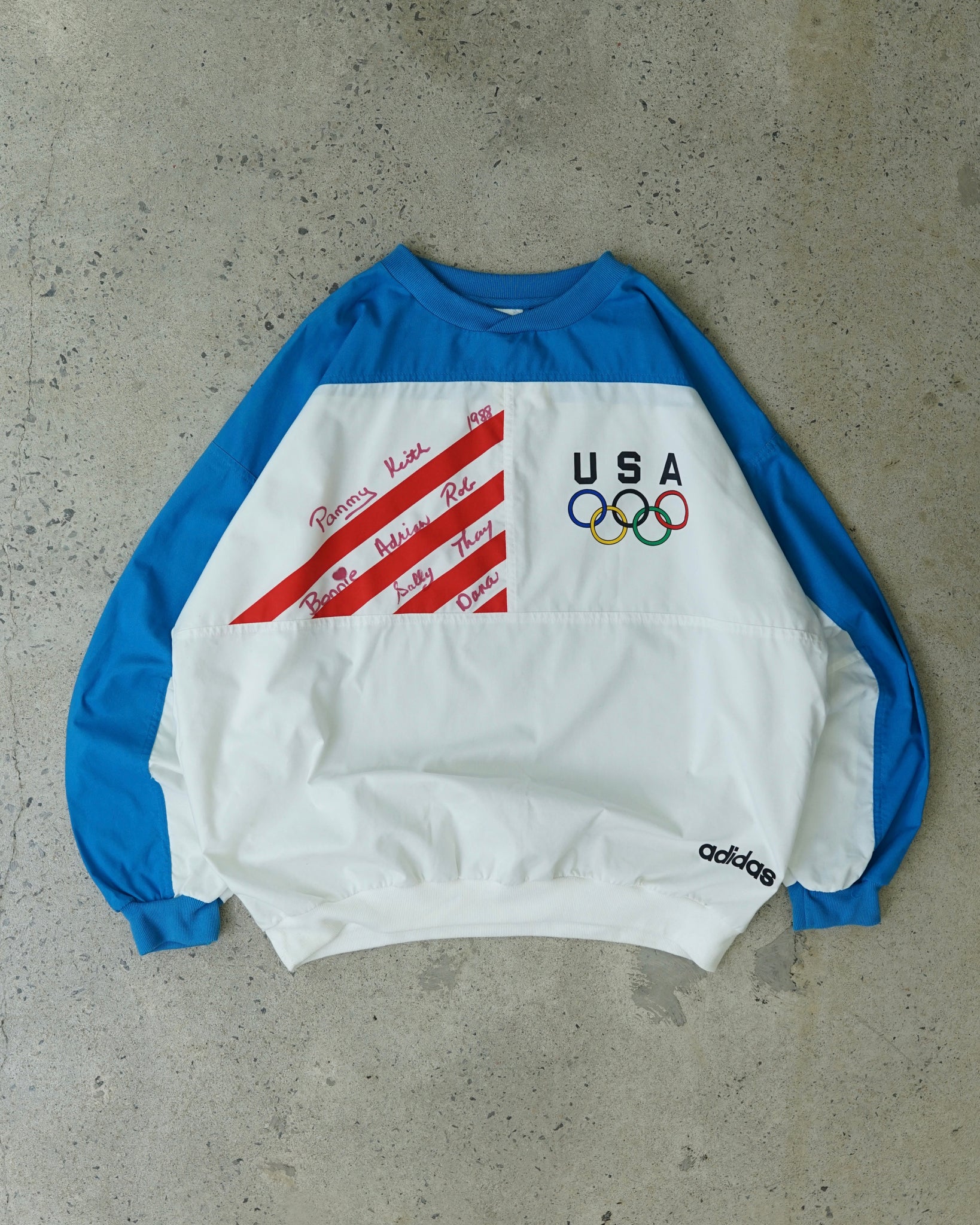 adidas usa olympics crewneck