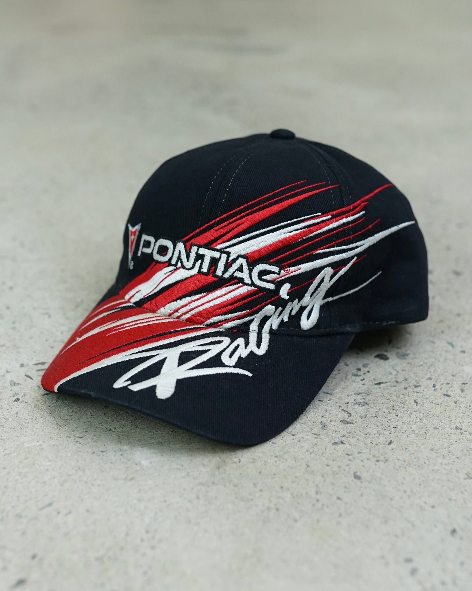 pontiac racing velcro hat