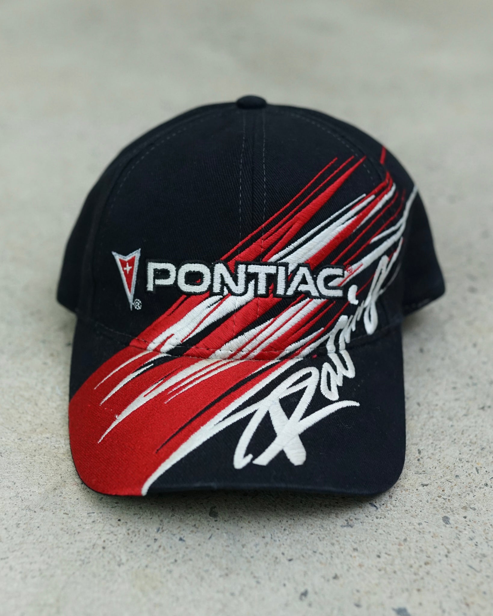 pontiac racing velcro hat