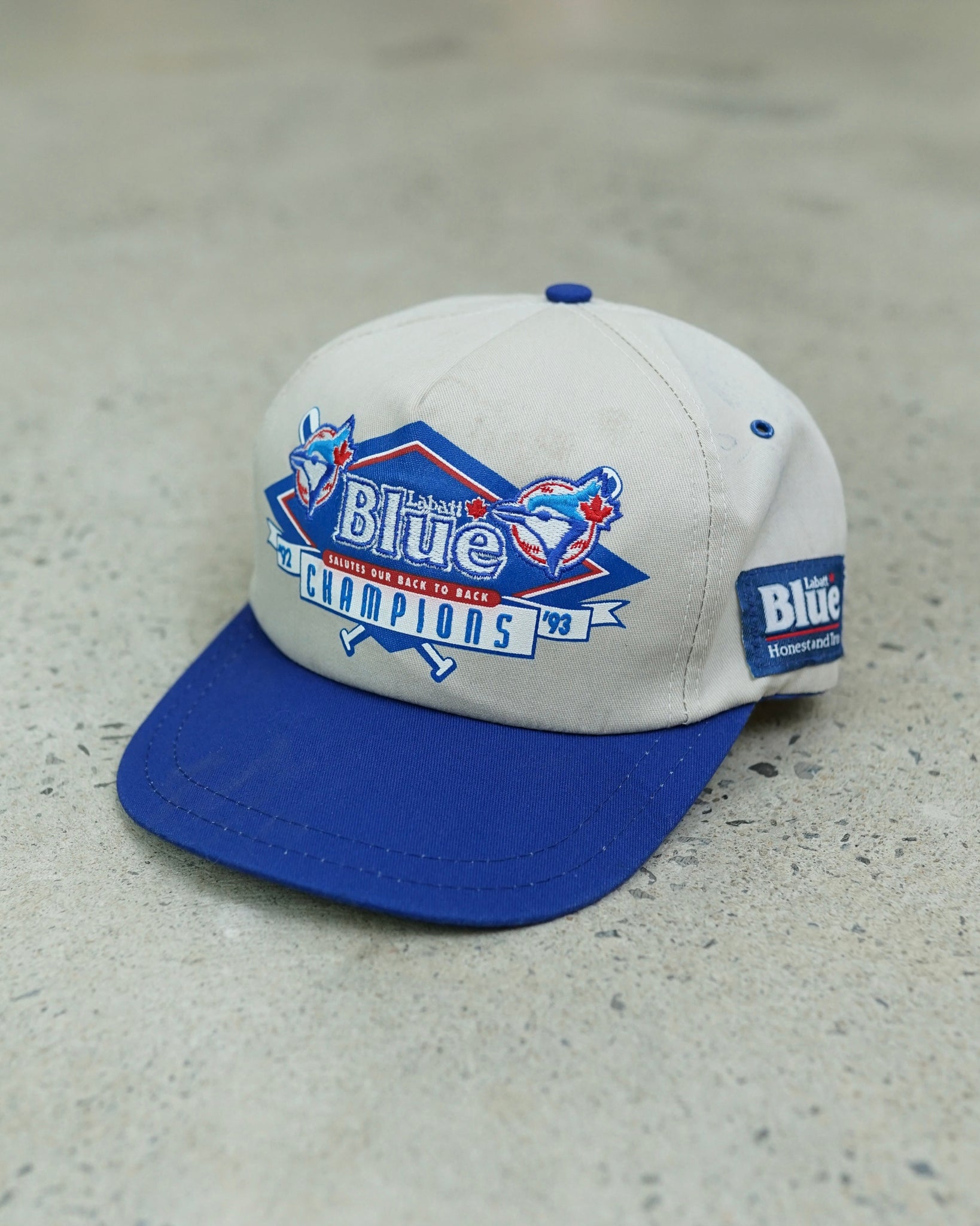 toronto blue jays labatt blue snapback hat