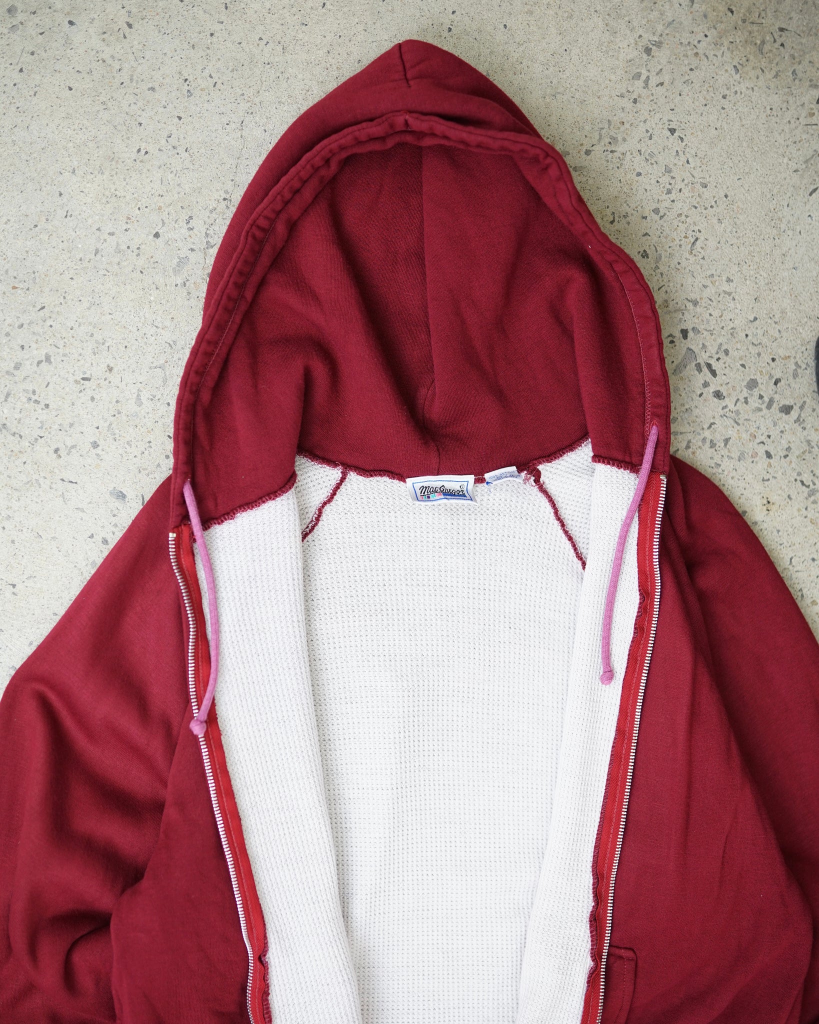 mac gregor vintage zip up hoodie - large