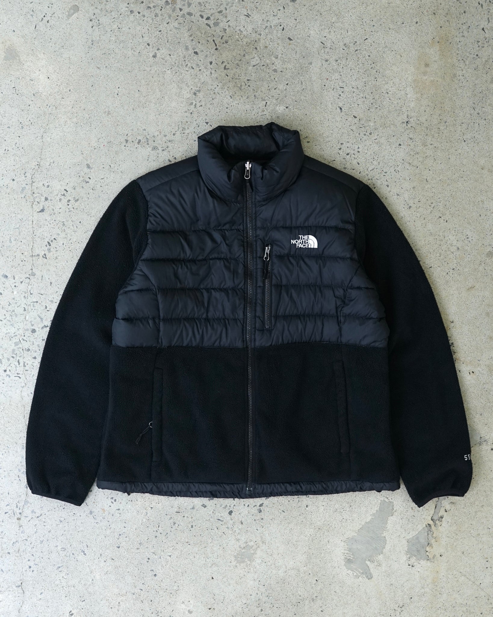 the north face denali puffer fleece