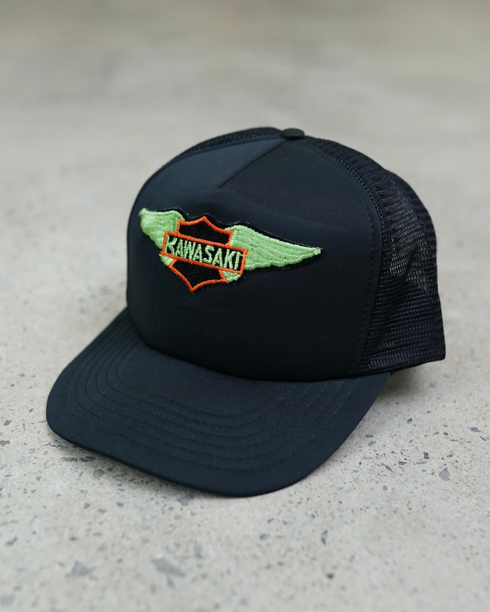kawasaki trucker hat