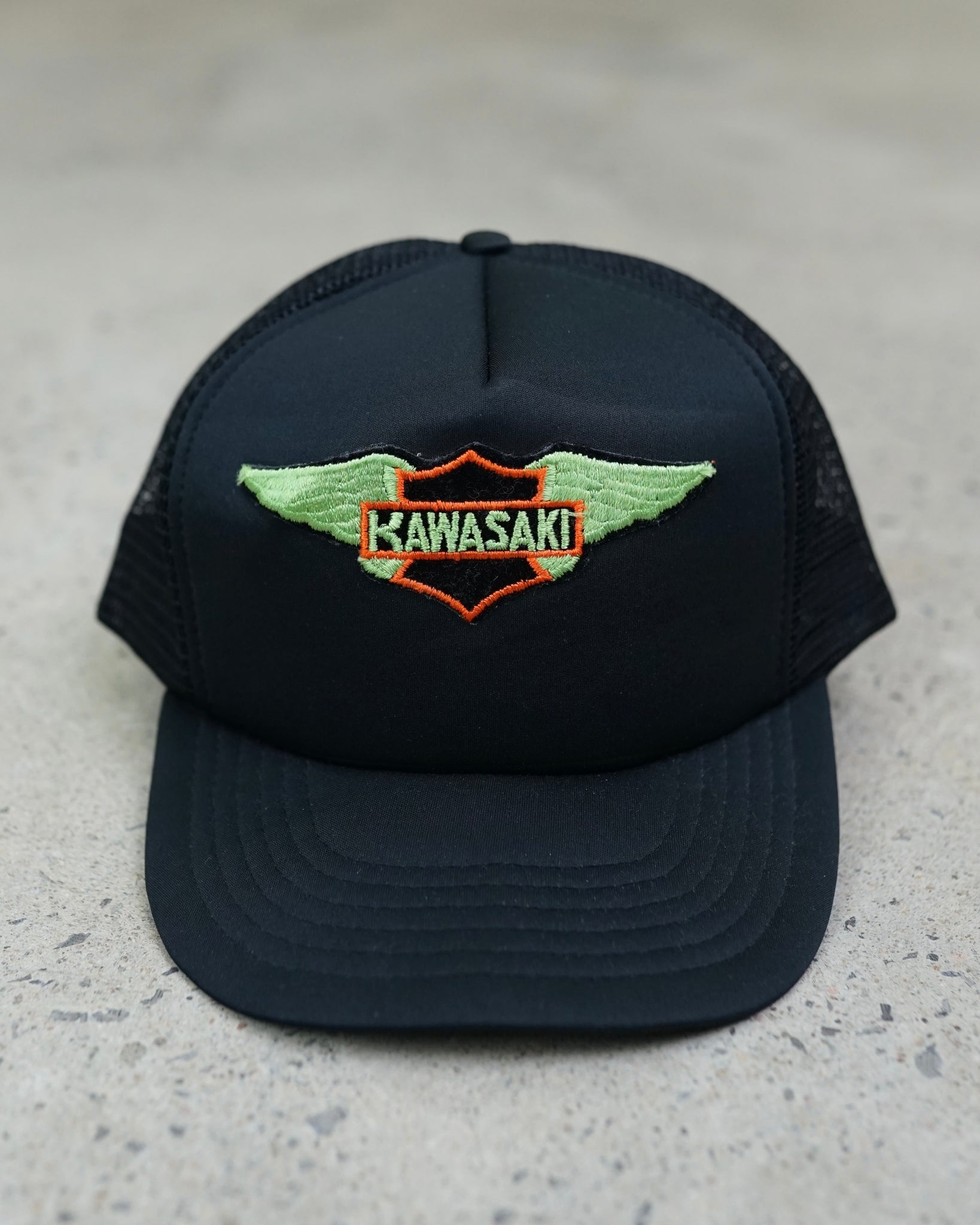 kawasaki trucker hat