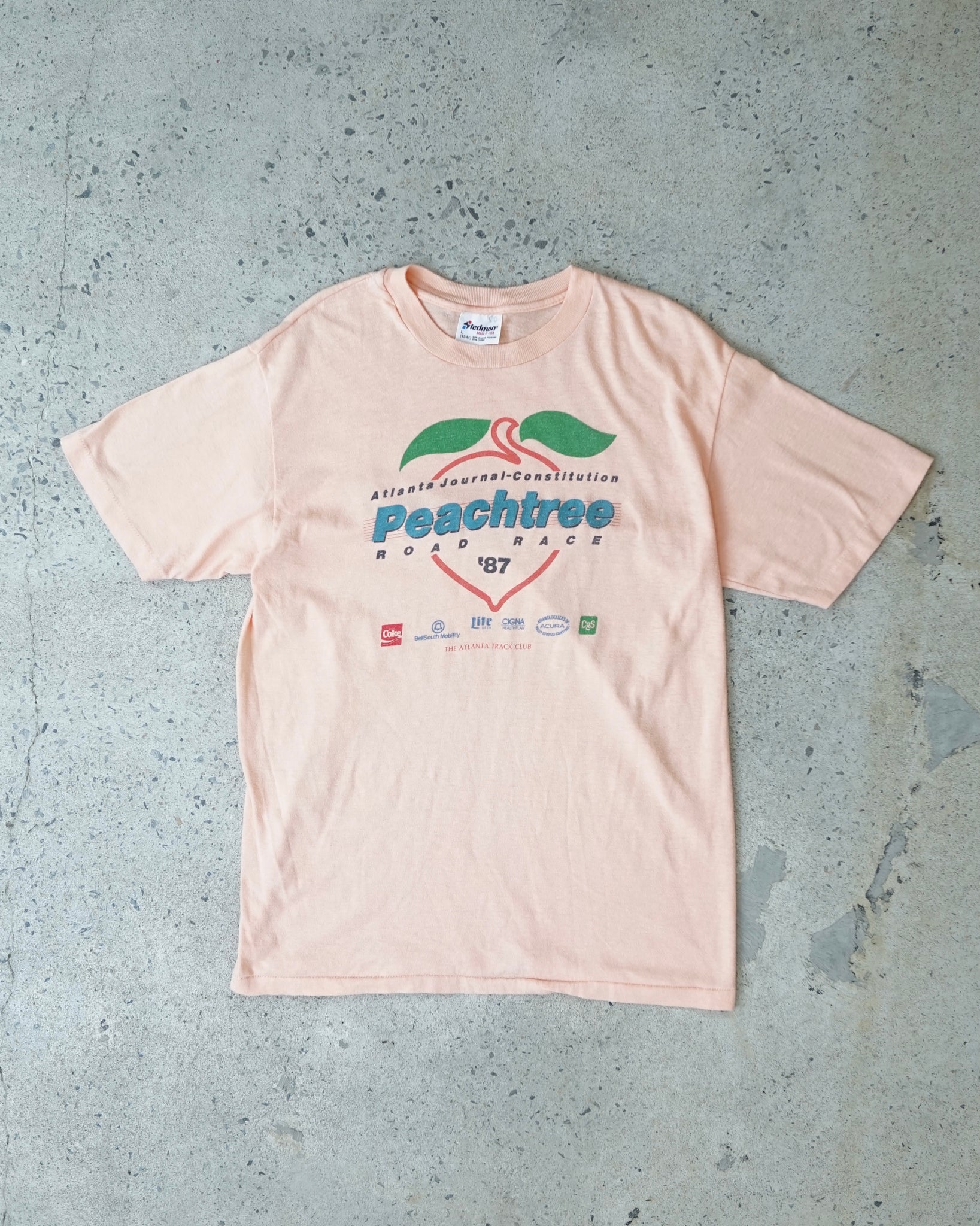 peachtree road race 1987 t-shirt