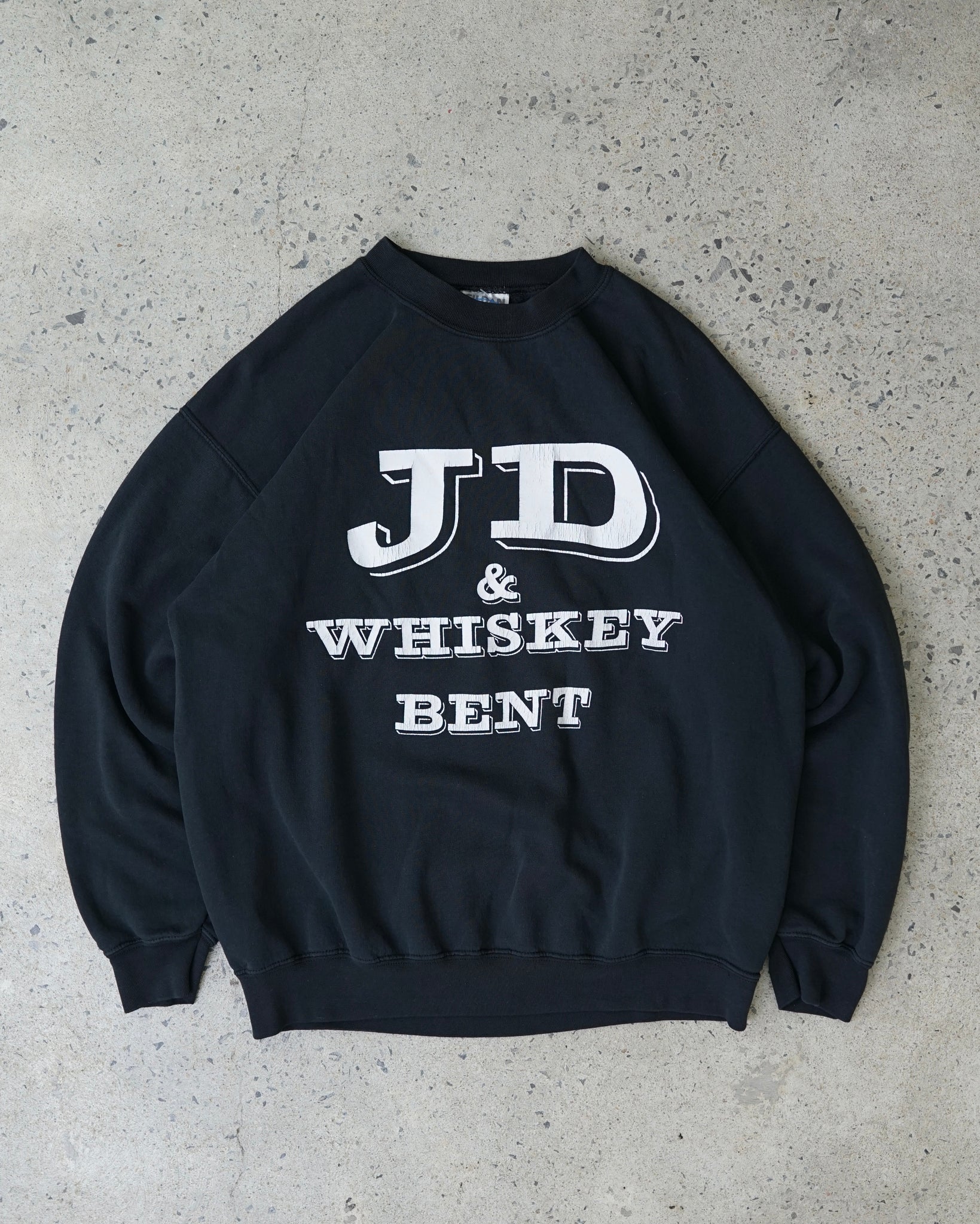 jd & whiskey bent crewneck