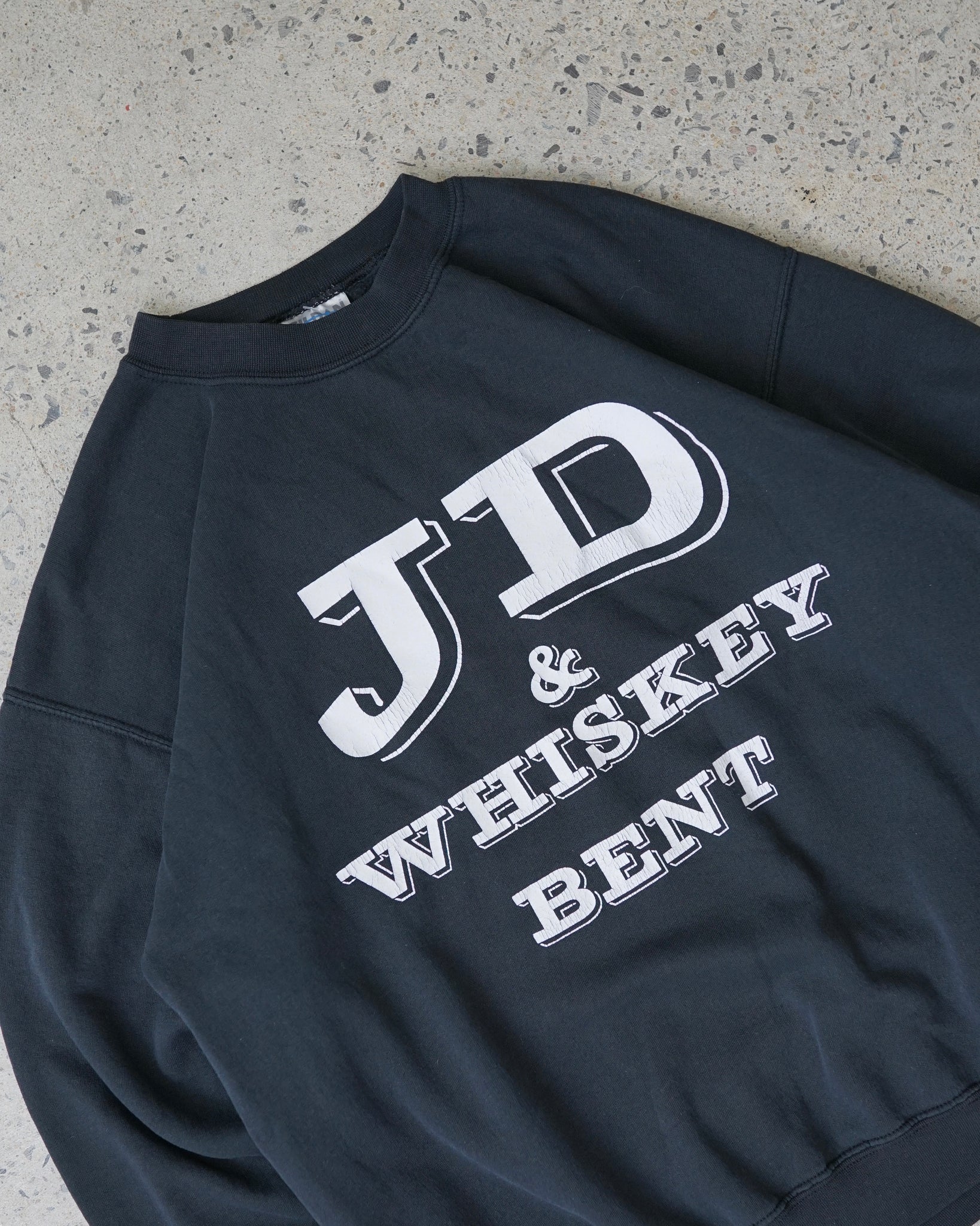 jd & whiskey bent crewneck