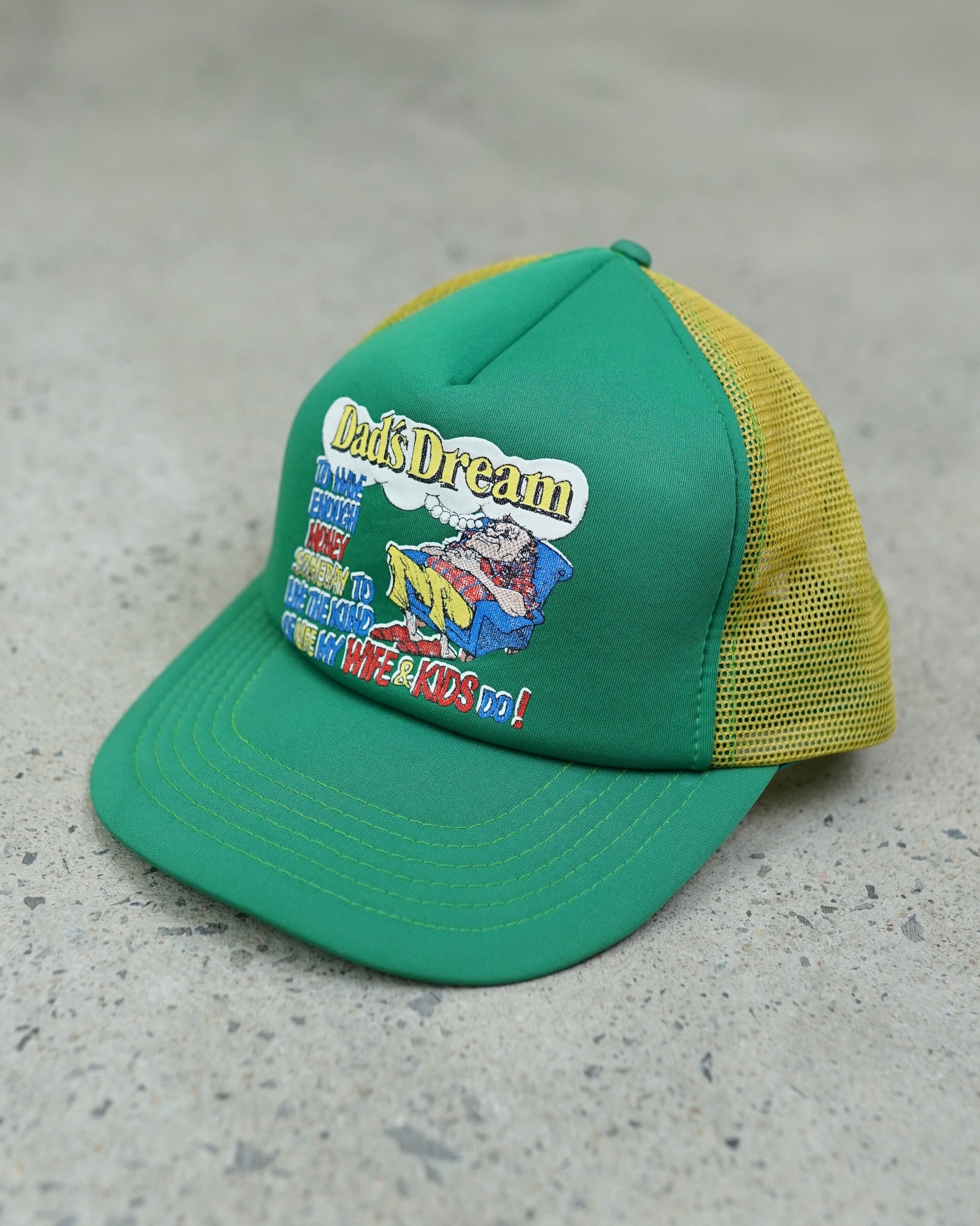 dad's dream trucker hat