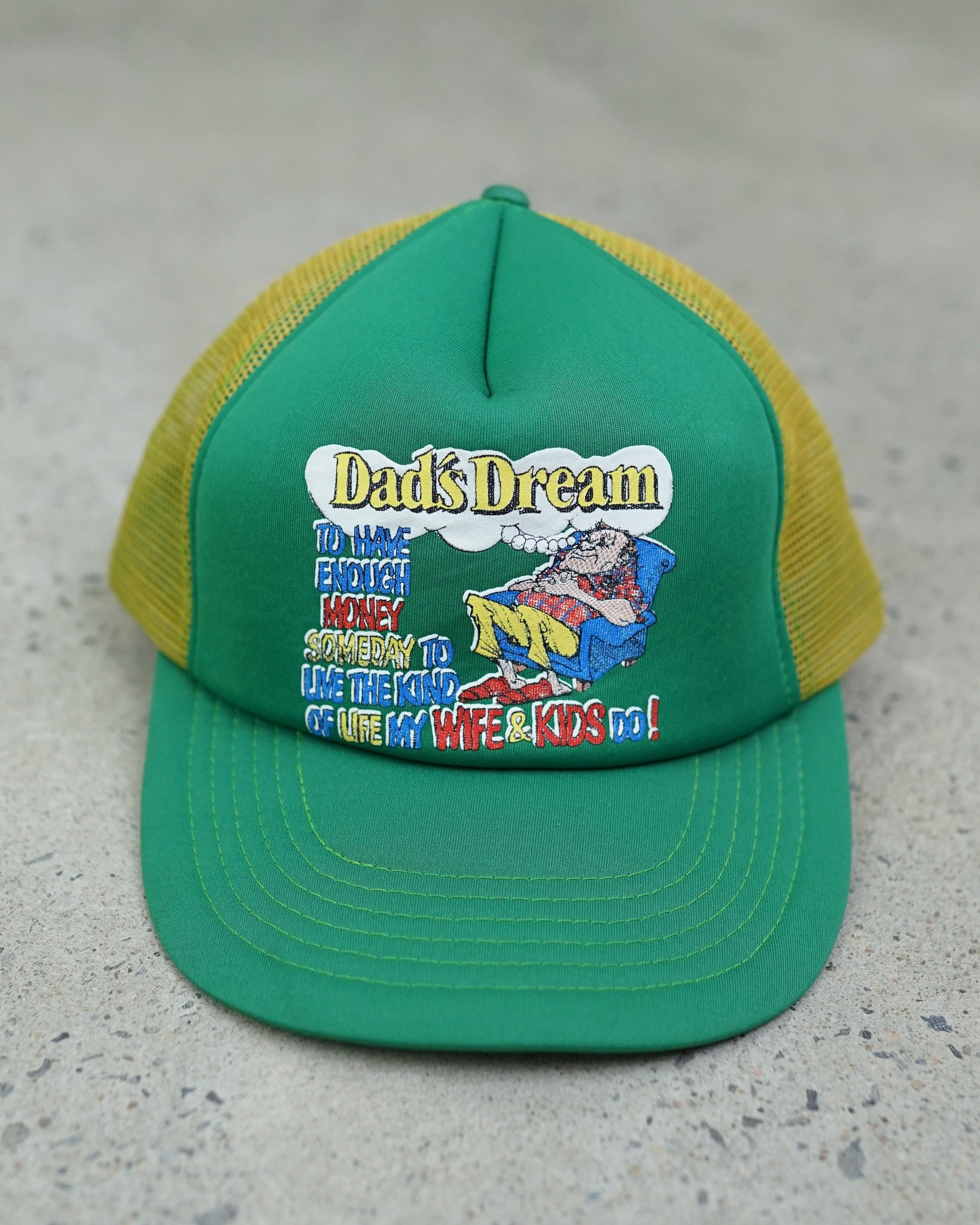 dad's dream trucker hat