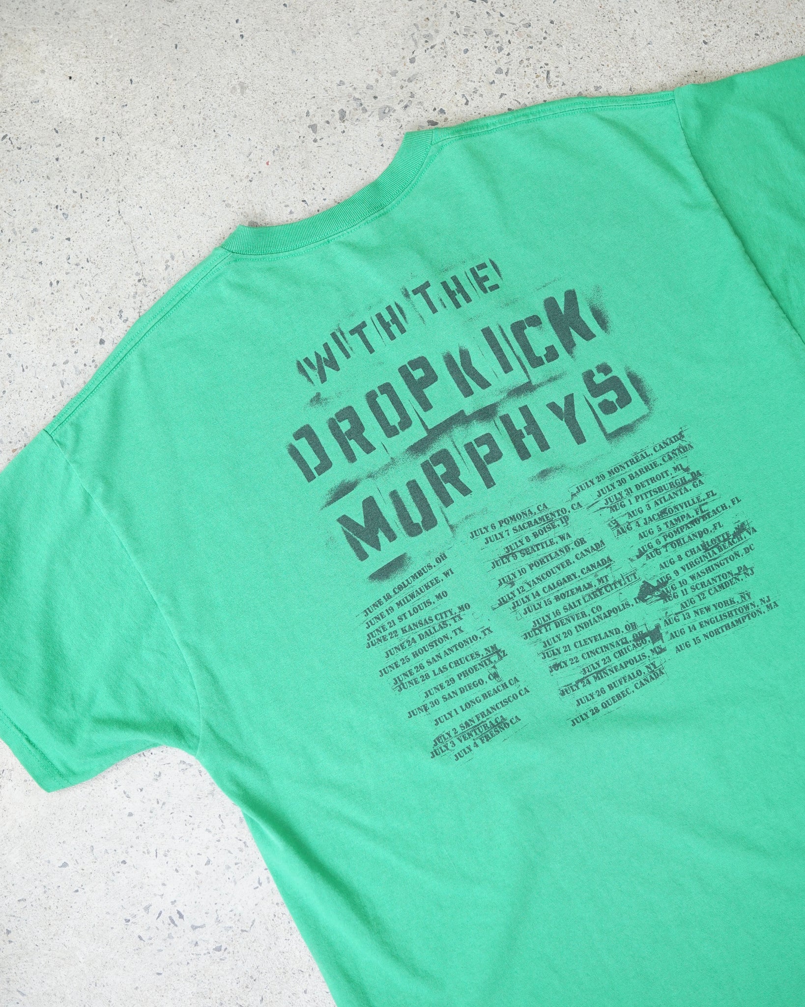 drop kick murphys tour t-shirt - XL