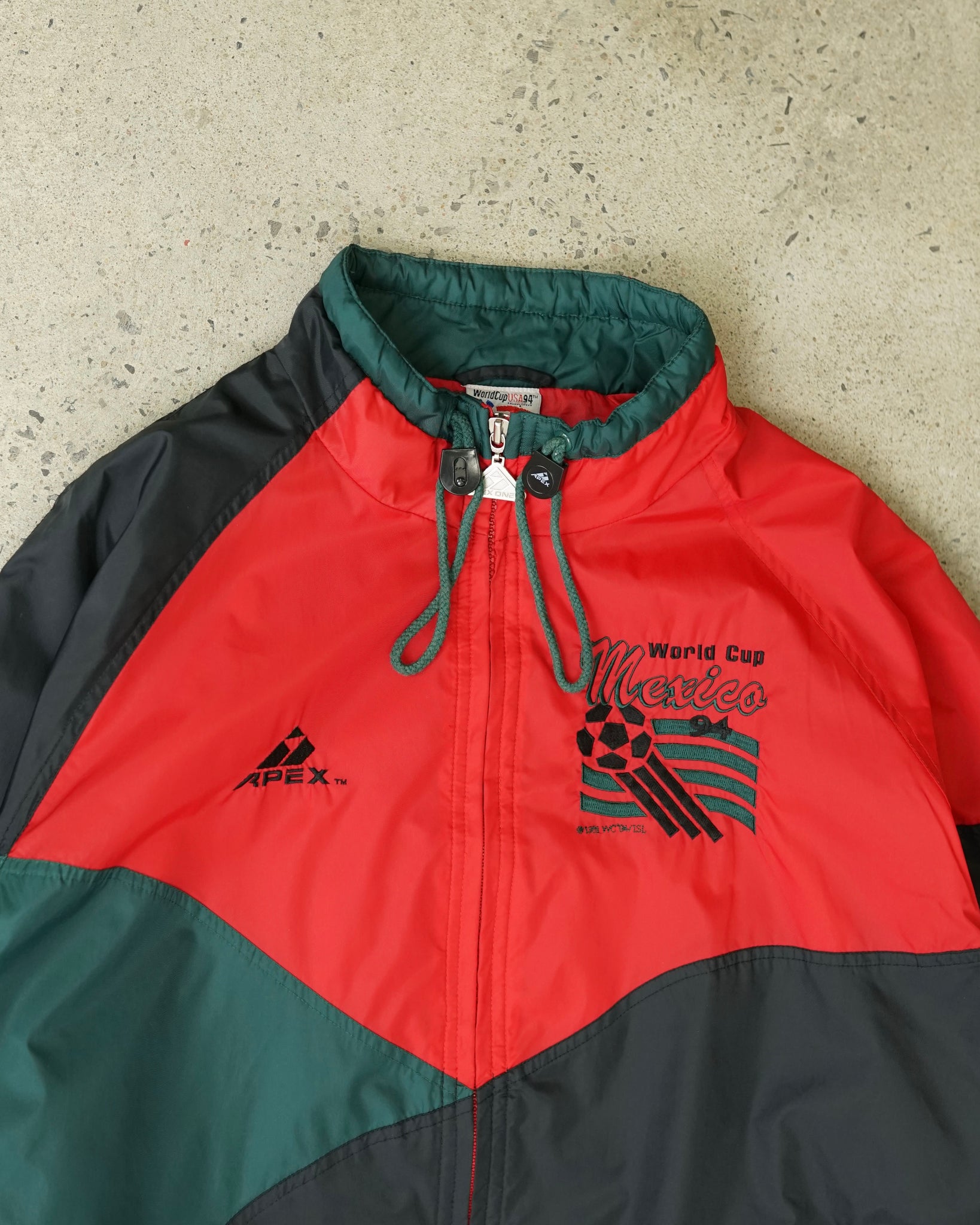 apex world cup mexico 1994 windbreaker