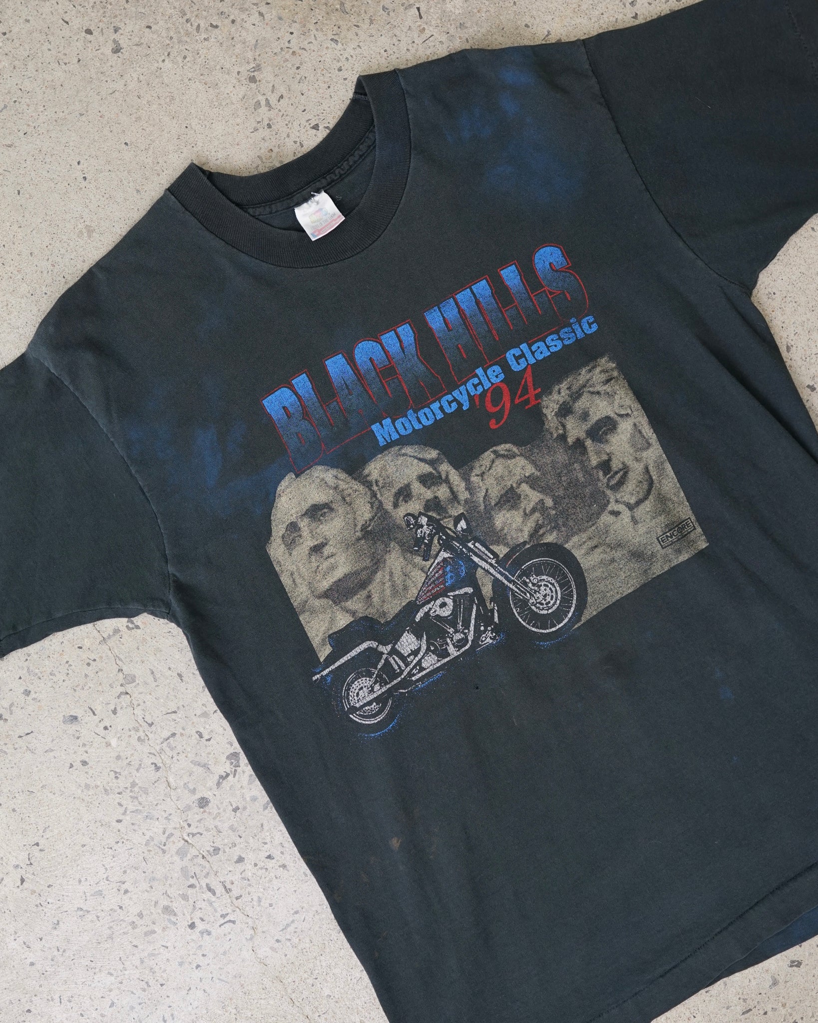 black hills motor cycle classic 1994 t-shirt - large